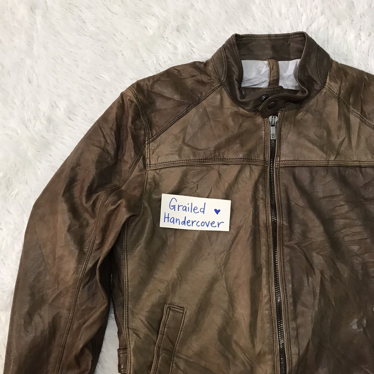 Massimo Dutti Massimo Dutti 100% Sheep Leather Jacket Size US L / EU 52-54 / 3 - 3 Thumbnail