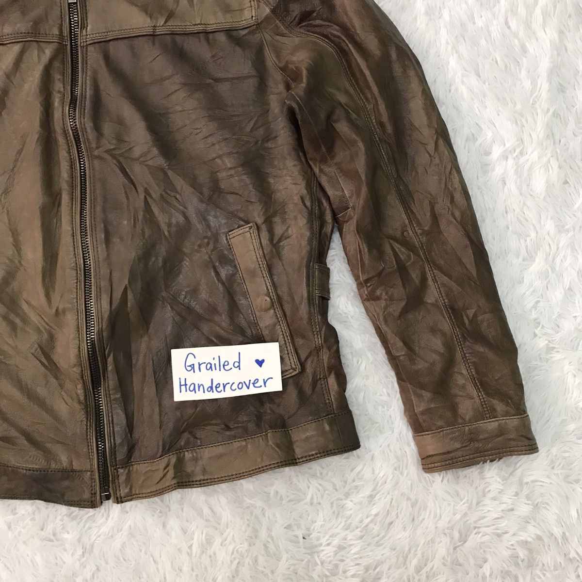 Massimo Dutti Massimo Dutti 100% Sheep Leather Jacket Size US L / EU 52-54 / 3 - 6 Thumbnail