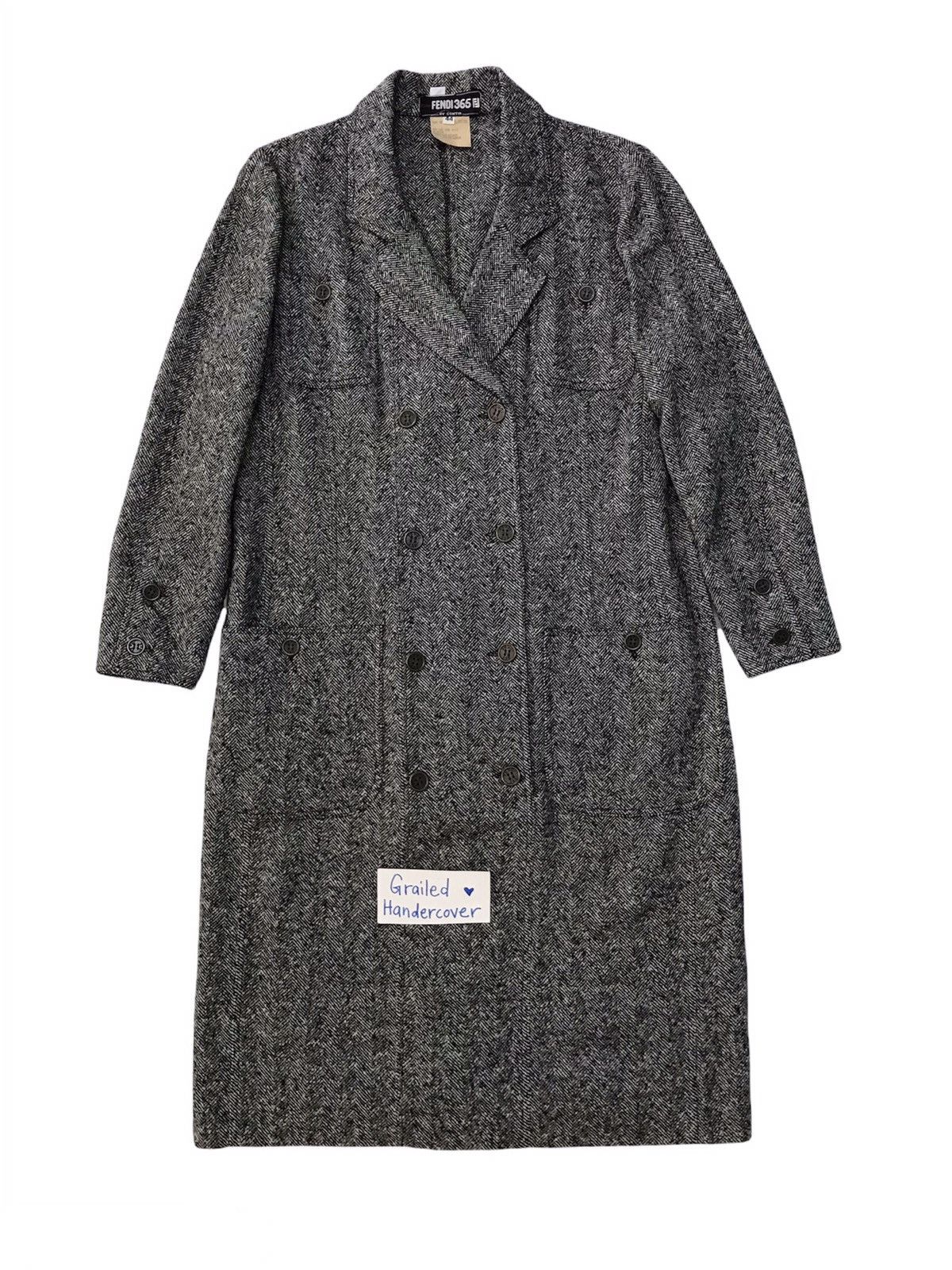 コート Fendi Dark Purple Grain De Poudre Wool Coat Fendi Fendi Dark Purple Grain De Poudre Wool Coat | Grailed