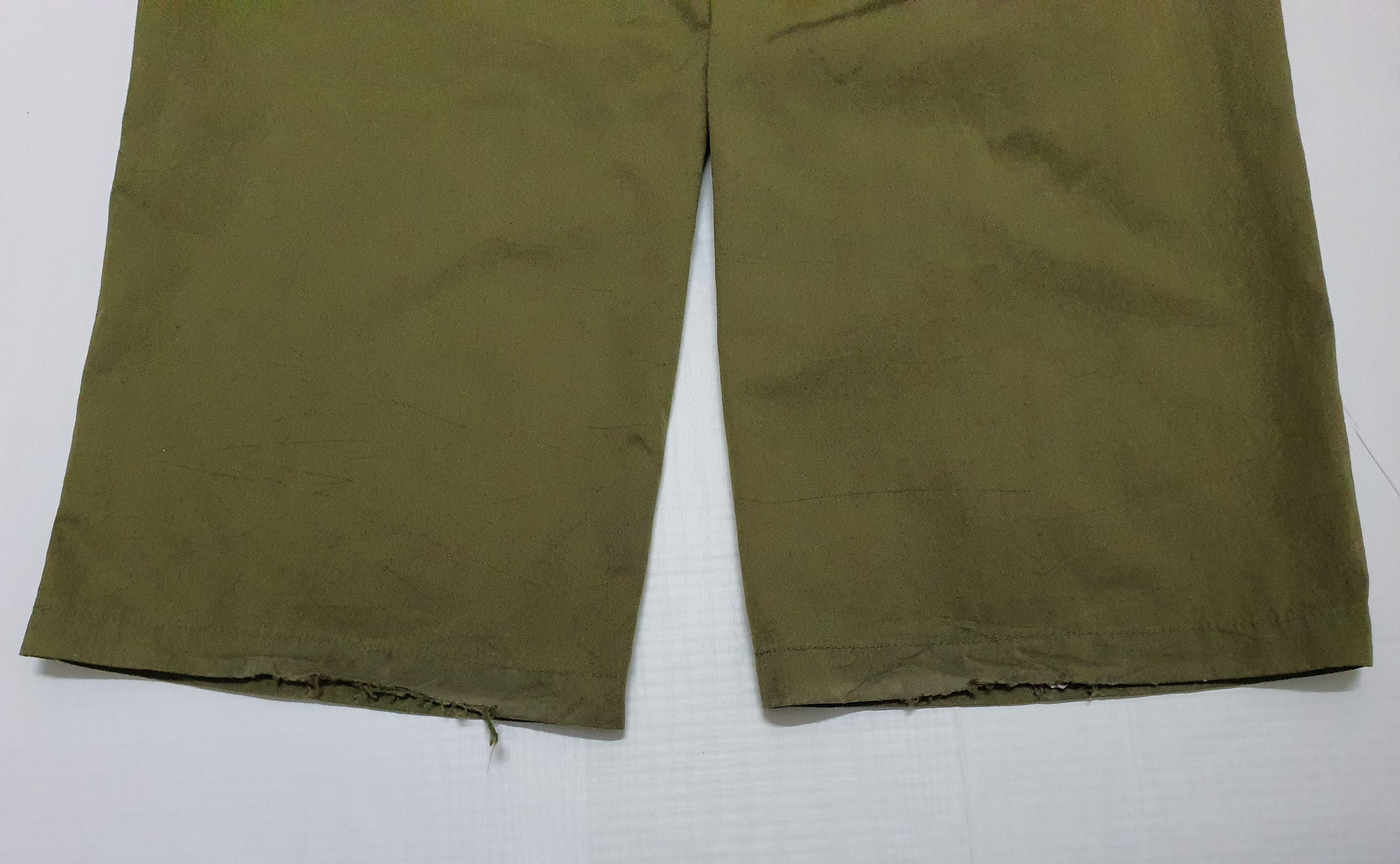 Japanese Brand Waist 31" TALKING ABOUT THE ABSTRACTION Green Cargo Pants. Size US 31 - 10 Thumbnail