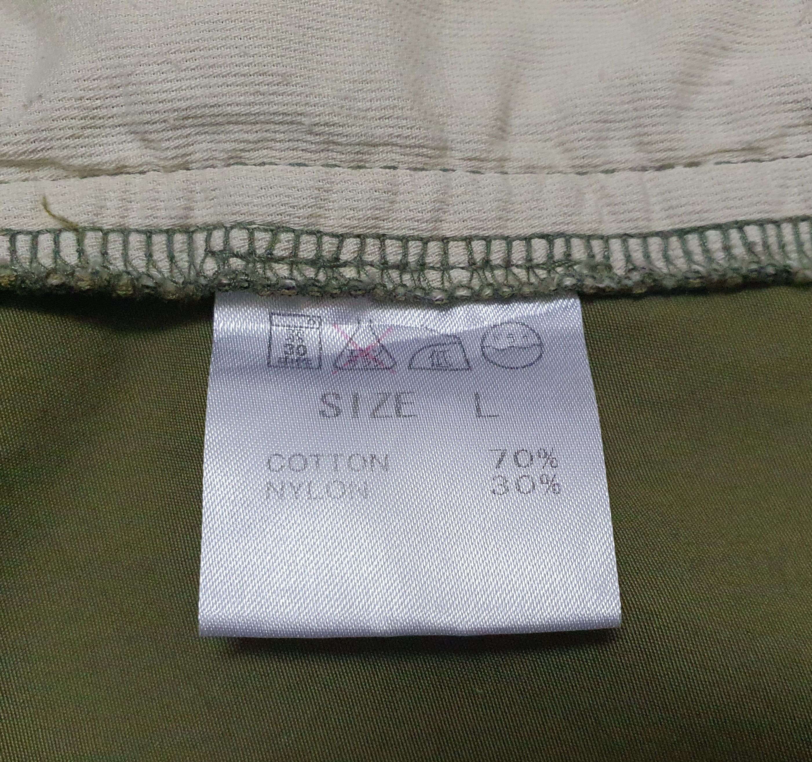 Japanese Brand Waist 31" TALKING ABOUT THE ABSTRACTION Green Cargo Pants. Size US 31 - 17 Thumbnail