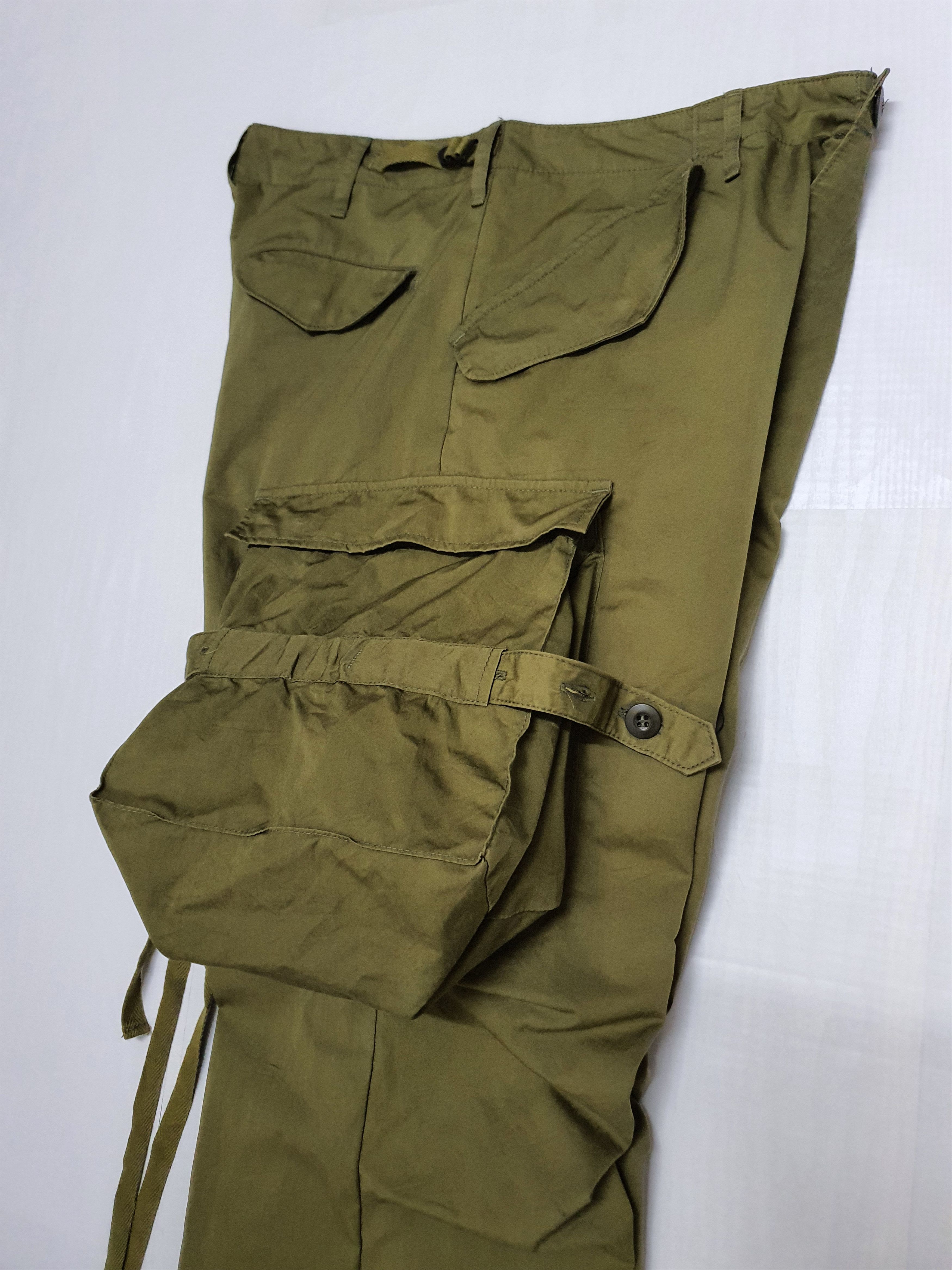 Japanese Brand Waist 31" TALKING ABOUT THE ABSTRACTION Green Cargo Pants. Size US 31 - 12 Thumbnail