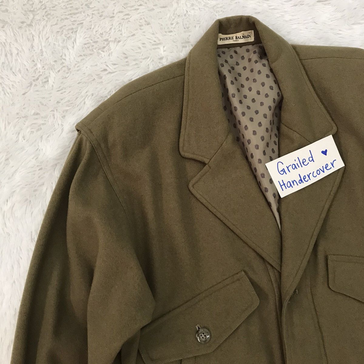 Pierre Balmain Pierre Balmain Wool Jacket Inner Paisleys Size US M / EU 48-50 / 2 - 6 Thumbnail