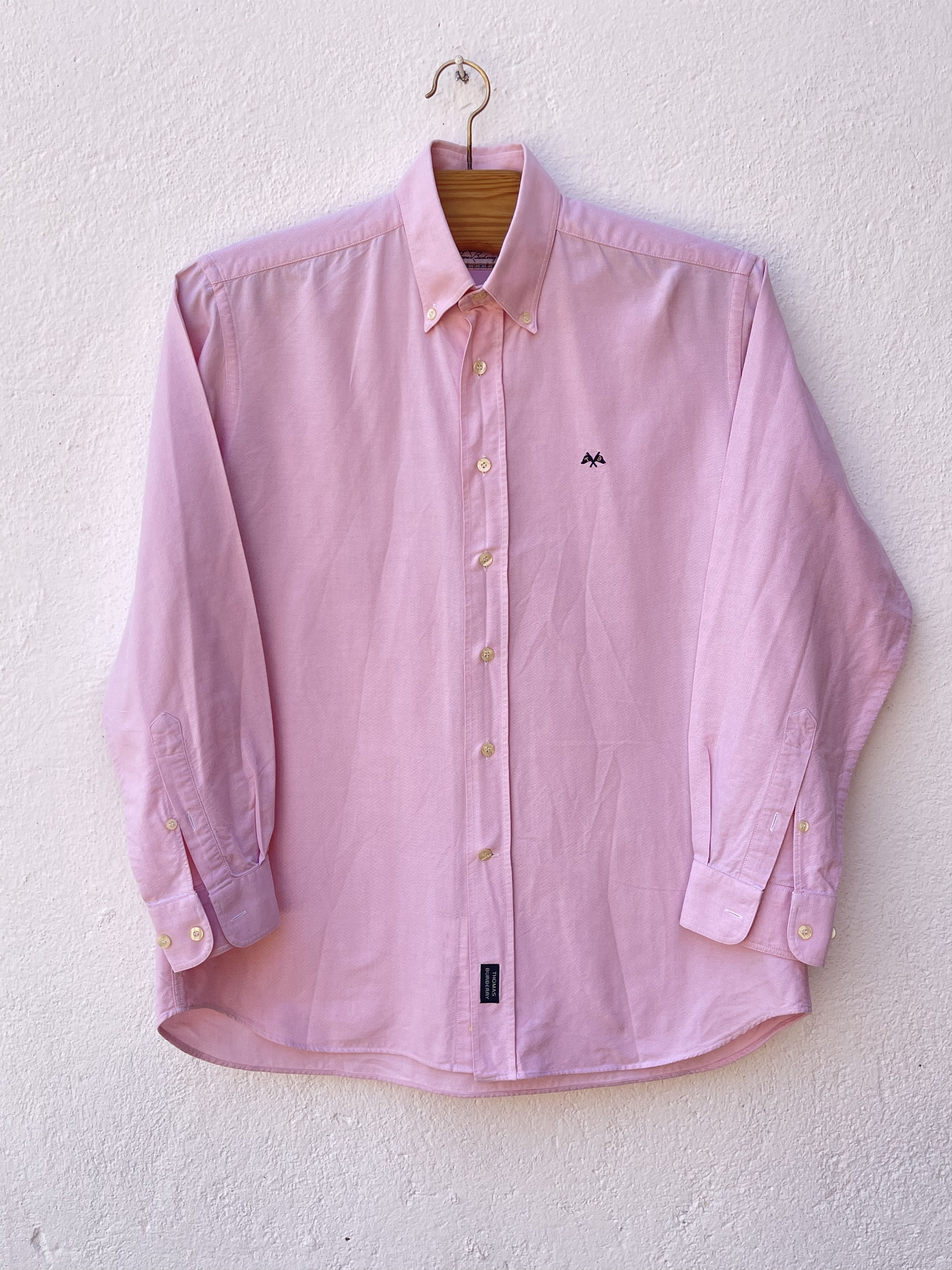 Burberry 🔥 TB Burberry London shirt cotton Oxford size L Size US L / EU 52-54 / 3 - 1 Thumbnail