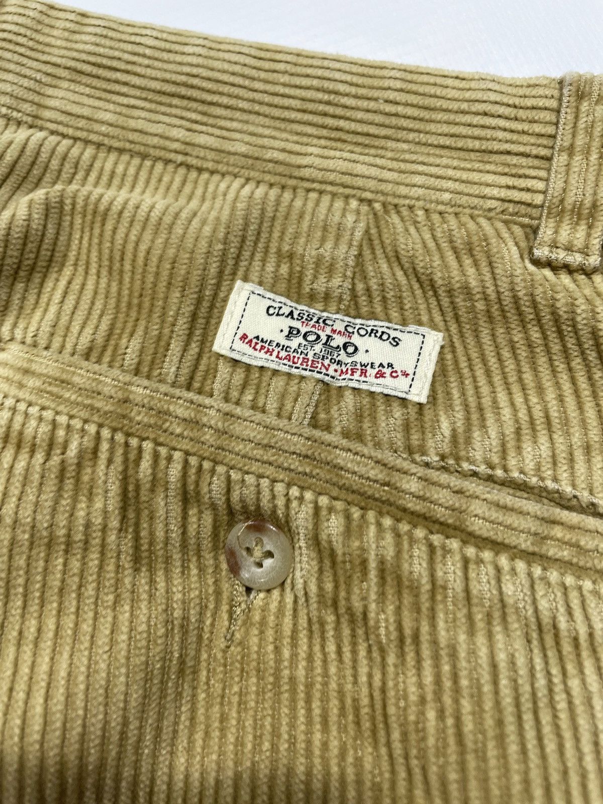 Ralph Lauren × Vintage Vintage Ralph Lauren corduroy classic pants 34x32 Size US 34 / EU 50 - 6 Thumbnail