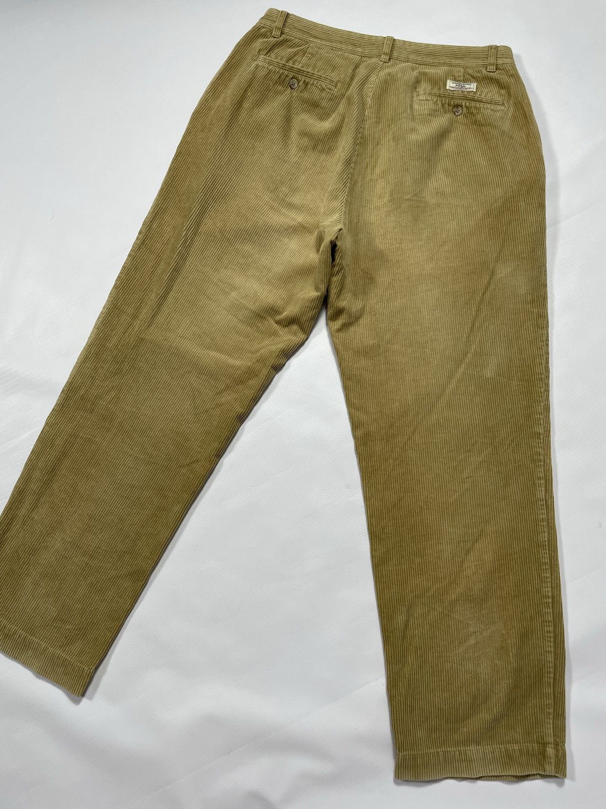 Ralph Lauren × Vintage Vintage Ralph Lauren corduroy classic pants 34x32 Size US 34 / EU 50 - 4 Thumbnail