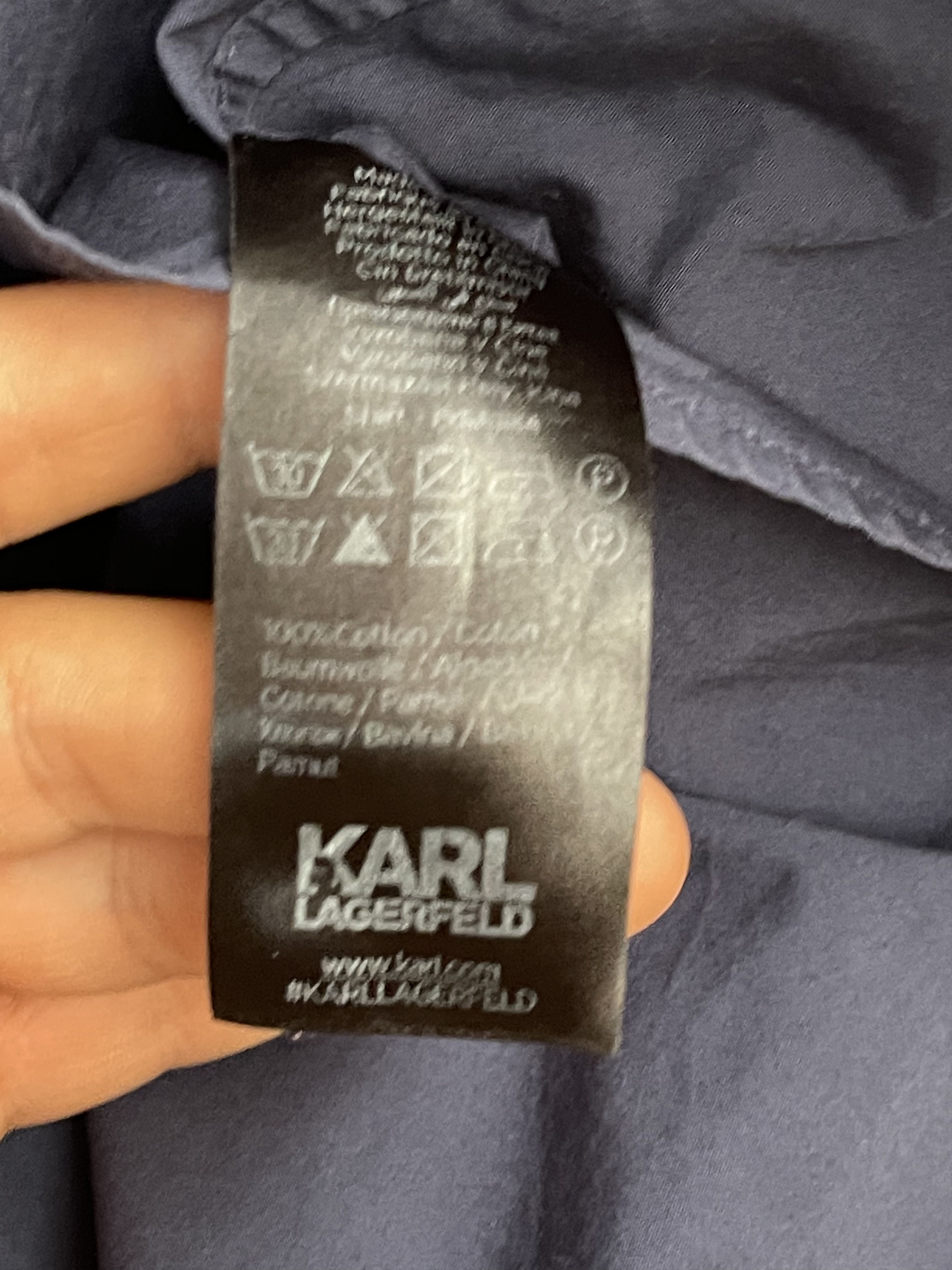 Karl Lagerfeld 🔥 Karl Lagerfeld shirt classic size xl Size US XL / EU 56 / 4 - 5 Thumbnail