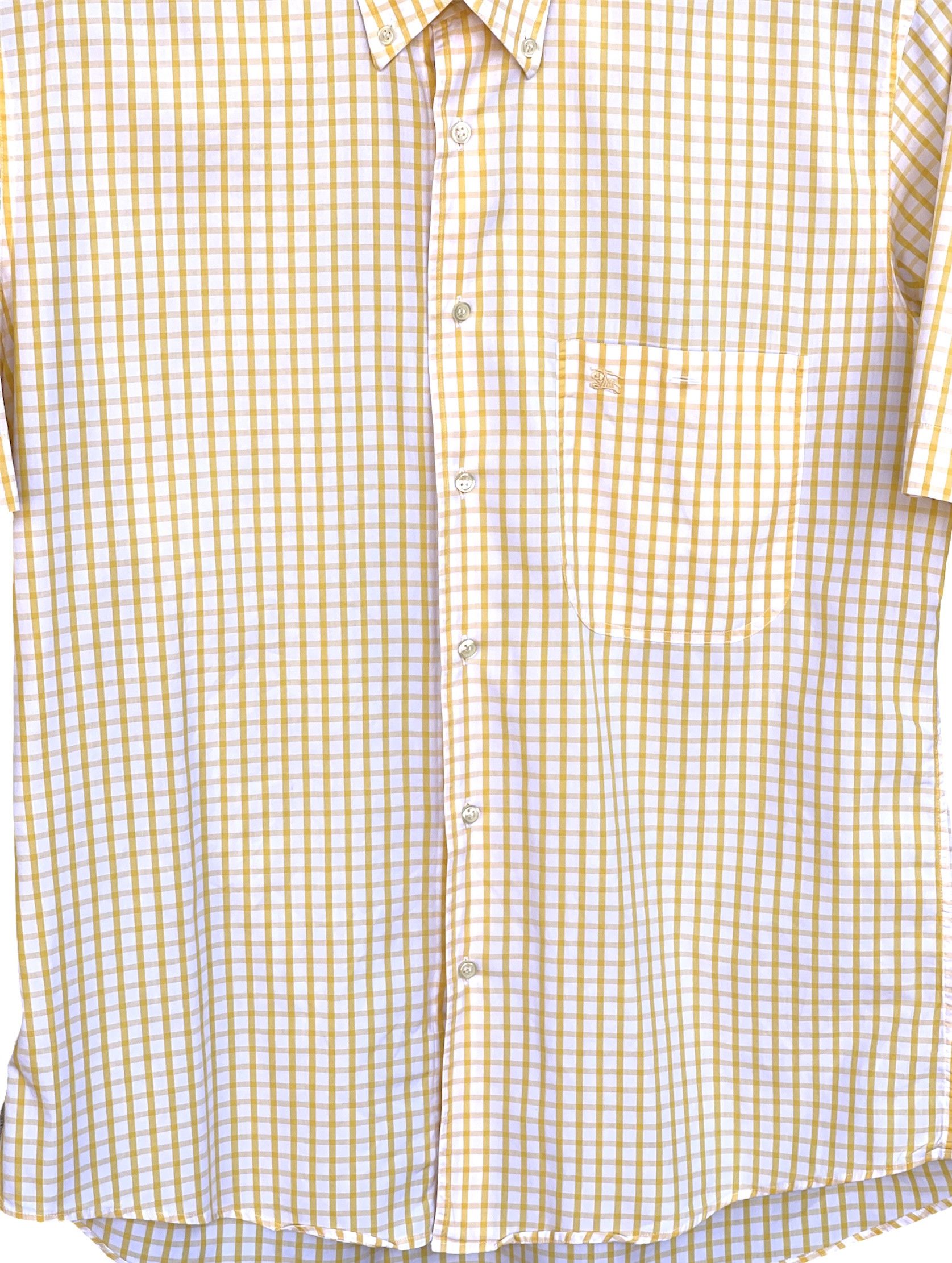 Burberry Burberrys plaid summer shirt tshirt size L checkered Size US L / EU 52-54 / 3 - 4 Thumbnail