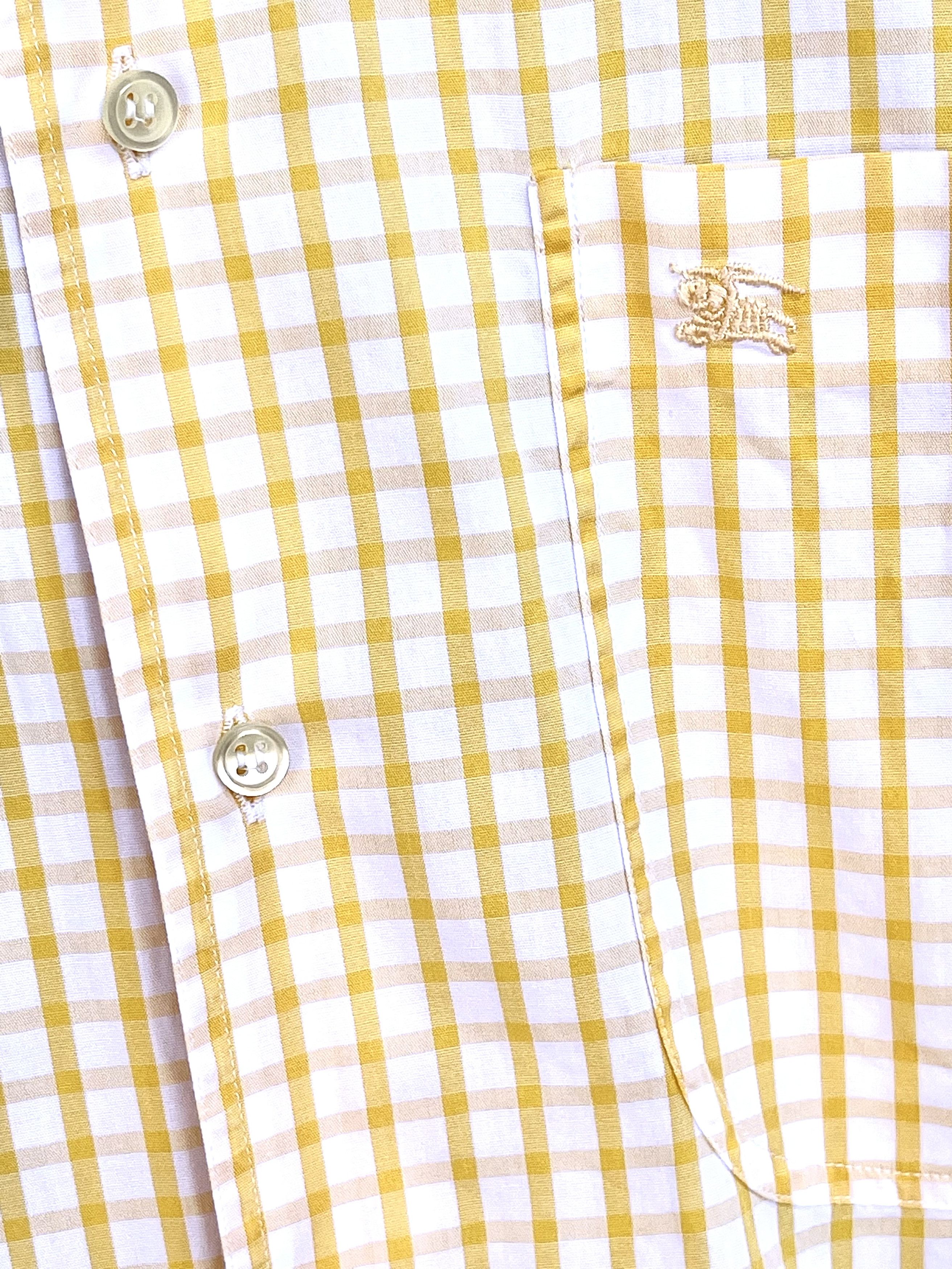 Burberry Burberrys plaid summer shirt tshirt size L checkered Size US L / EU 52-54 / 3 - 8 Thumbnail