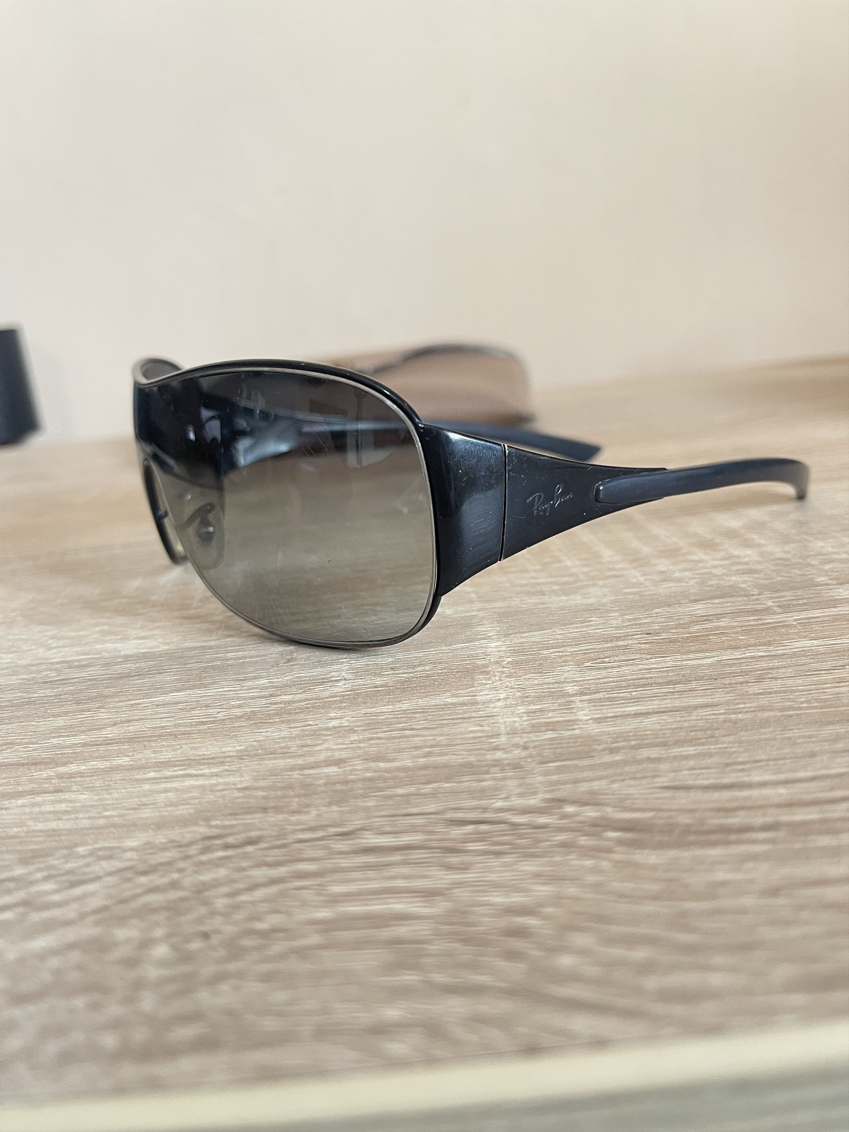 RayBan 🔥 Rayban vintage sunglasses mask black Size ONE SIZE - 3 Thumbnail