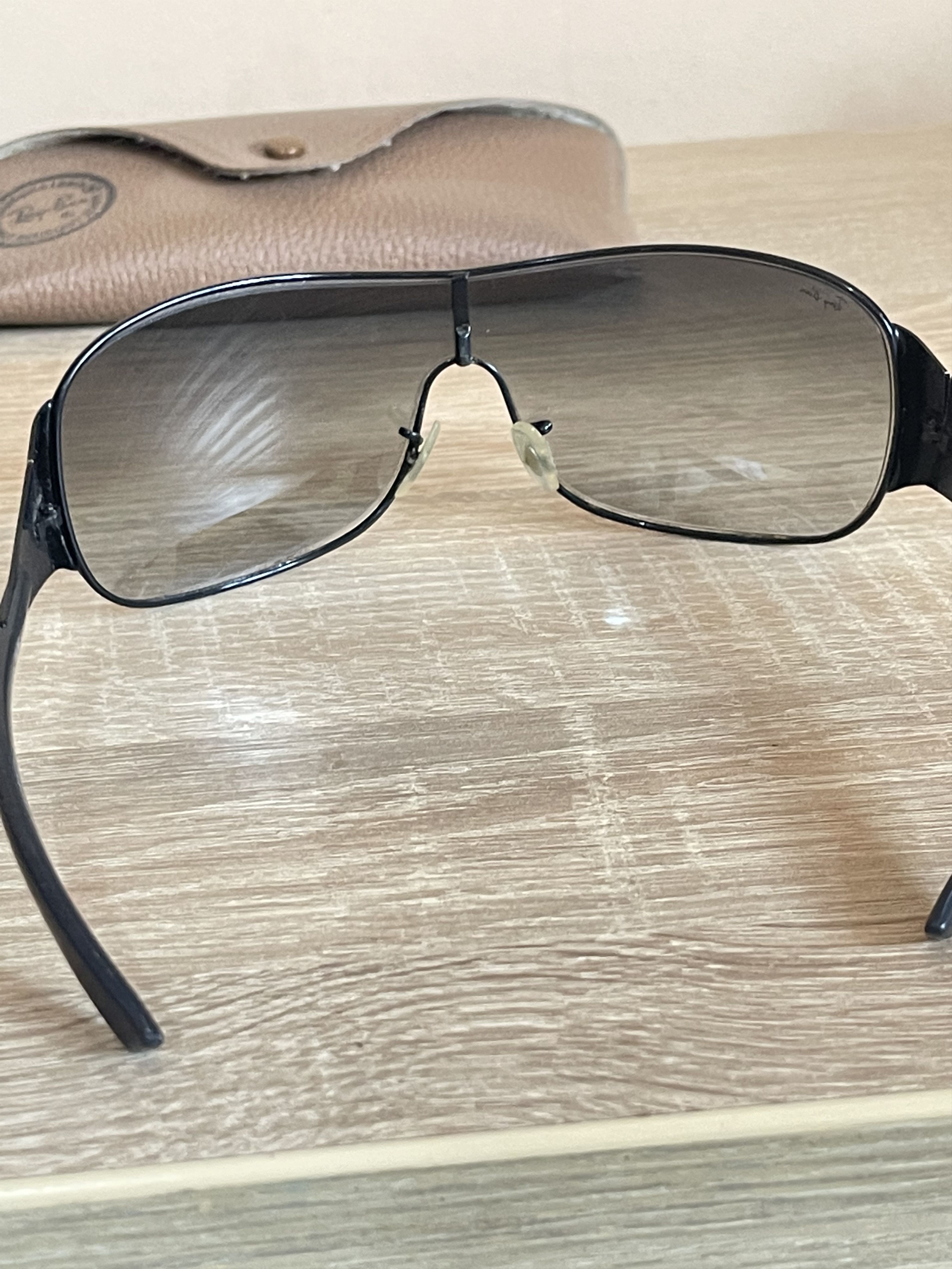 RayBan 🔥 Rayban vintage sunglasses mask black Size ONE SIZE - 5 Thumbnail