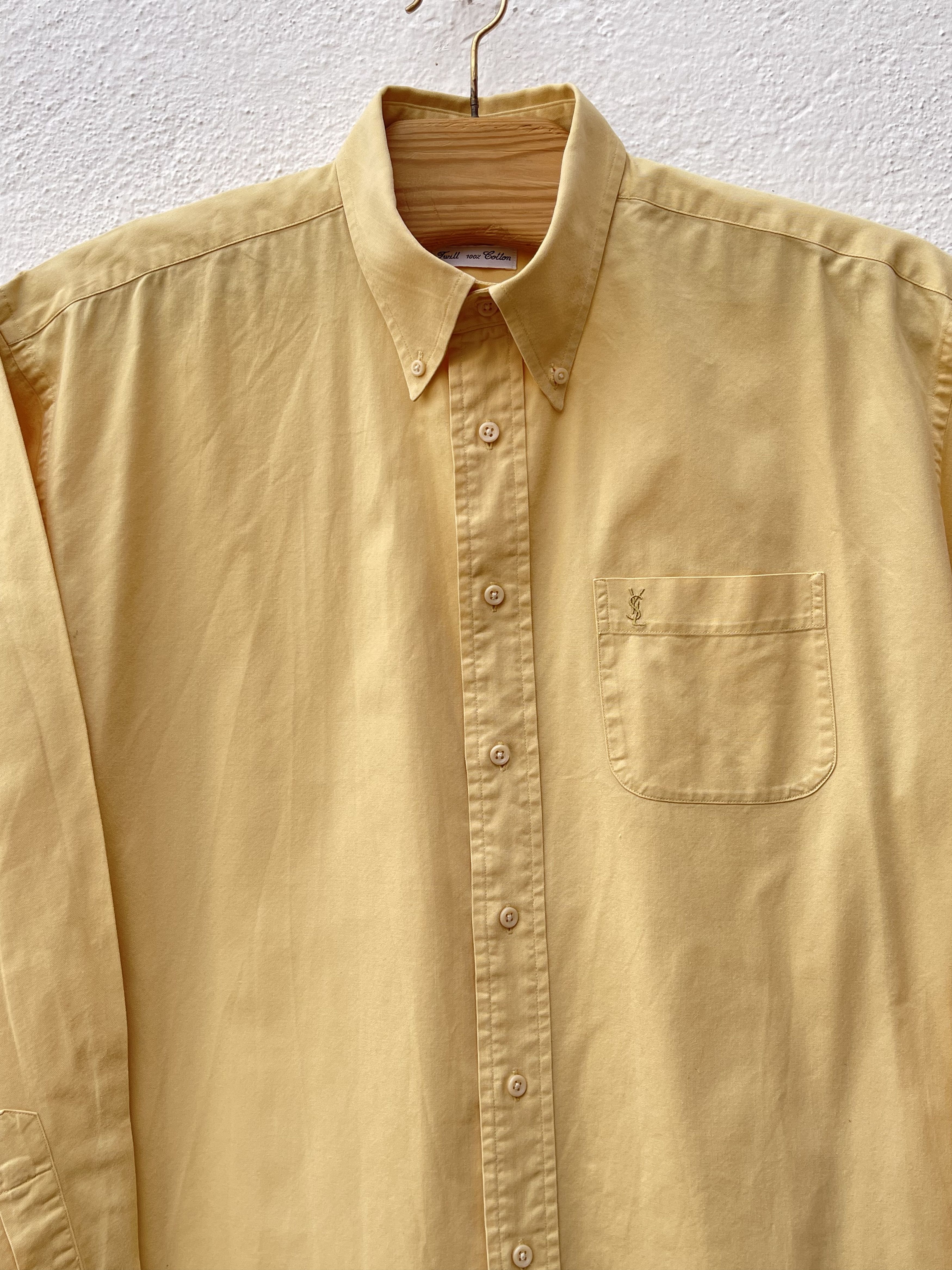 Yves Saint Laurent 🔥 yellow shirt YSL yves Saint Laurent size xL cotton Size US XL / EU 56 / 4 - 6 Thumbnail