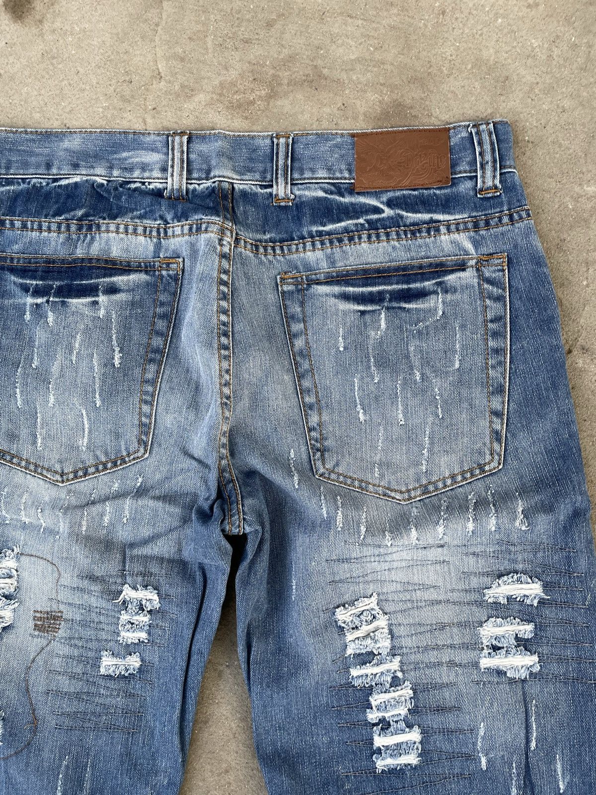 Japanese Brand × Vintage Vintage Japanese brand jeans cargo pants blue denim Size US 32 / EU 48 - 9 Thumbnail