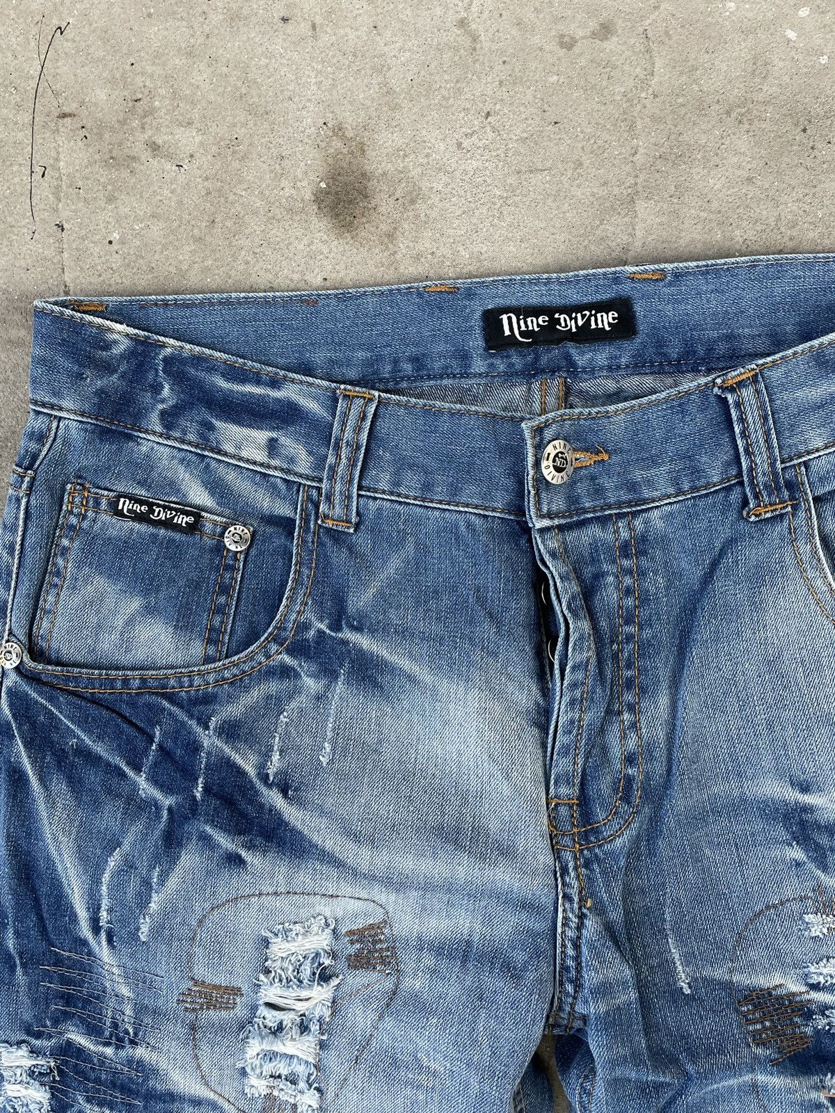 Japanese Brand × Vintage Vintage Japanese brand jeans cargo pants blue denim Size US 32 / EU 48 - 5 Thumbnail