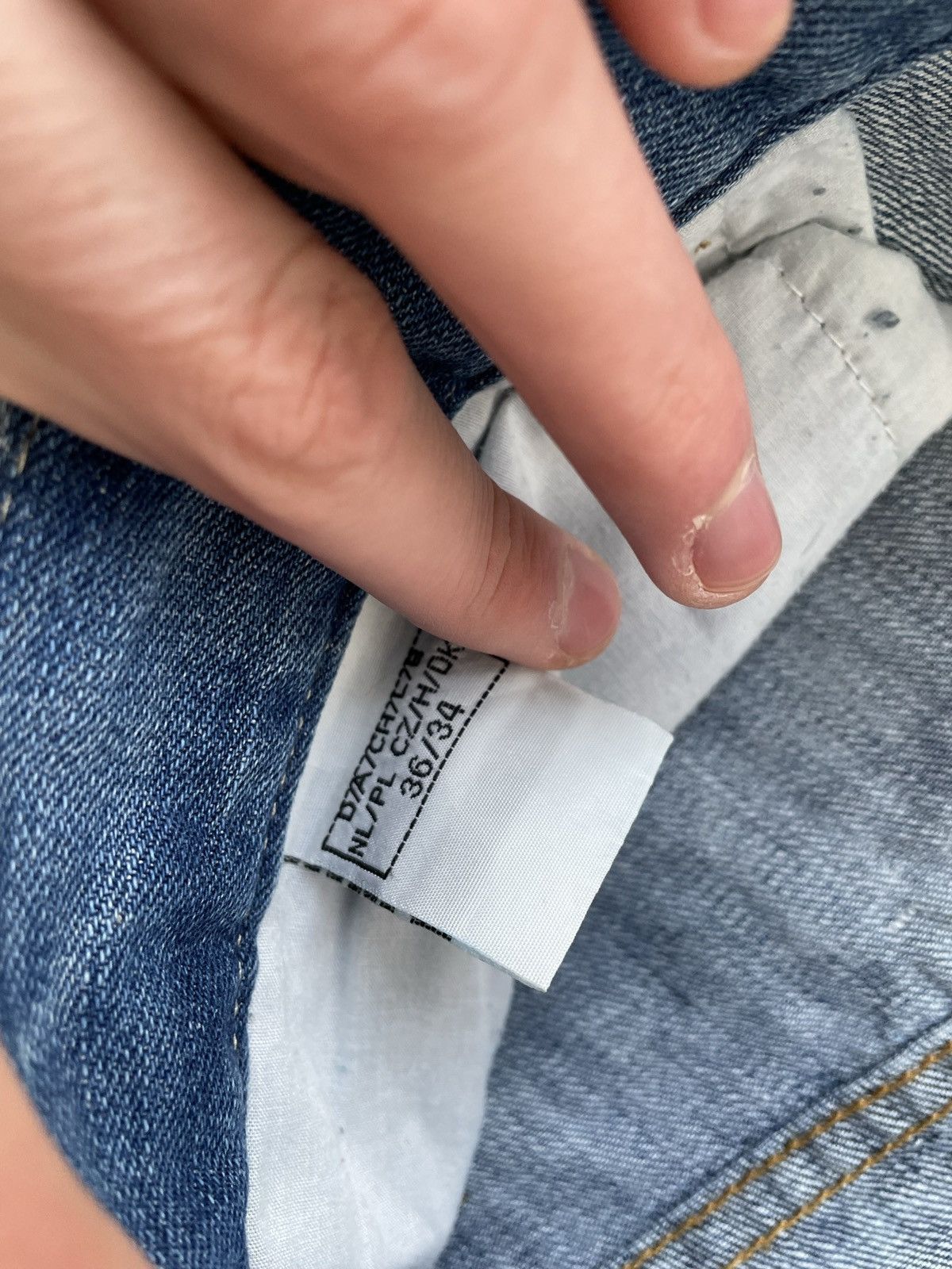 Japanese Brand × Vintage Vintage Japanese brand jeans cargo pants blue denim Size US 32 / EU 48 - 6 Thumbnail