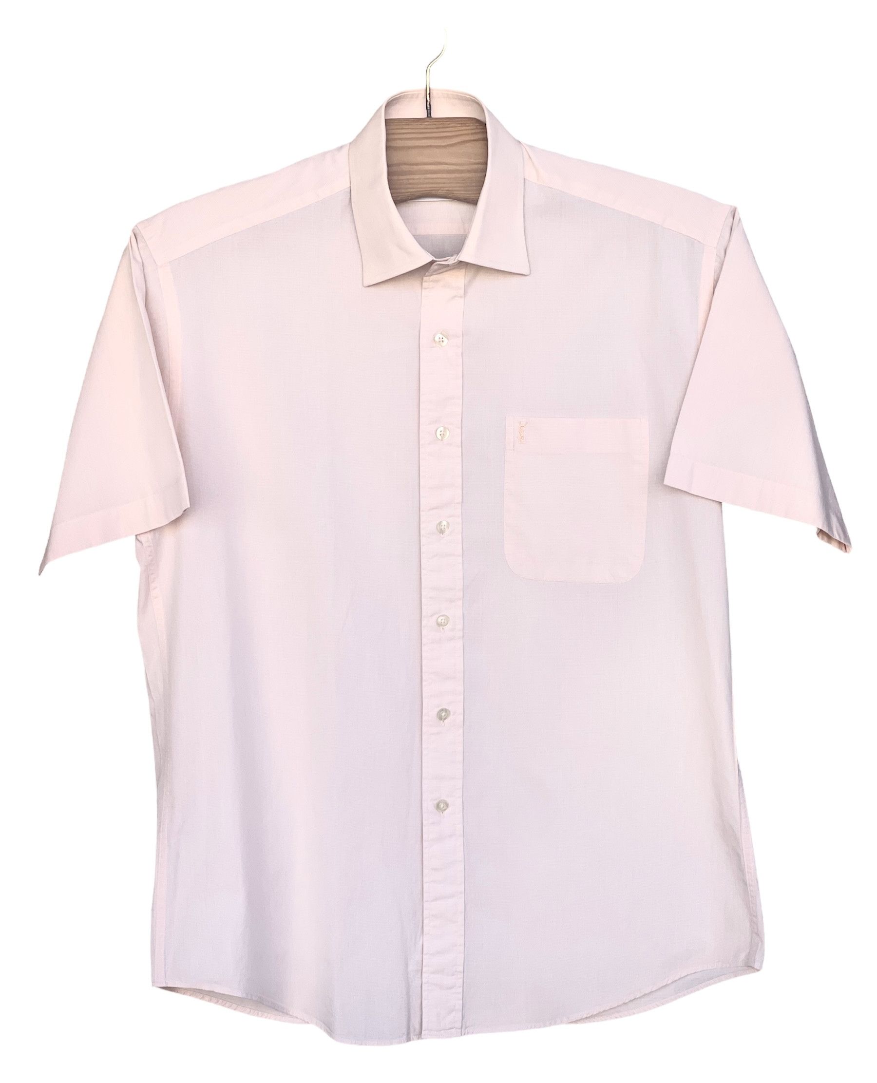 Yves Saint Laurent 🔥 Ysl Yves Saint Laurent shirt short sleeve tshirt size L Size US L / EU 52-54 / 3 - 1 Thumbnail