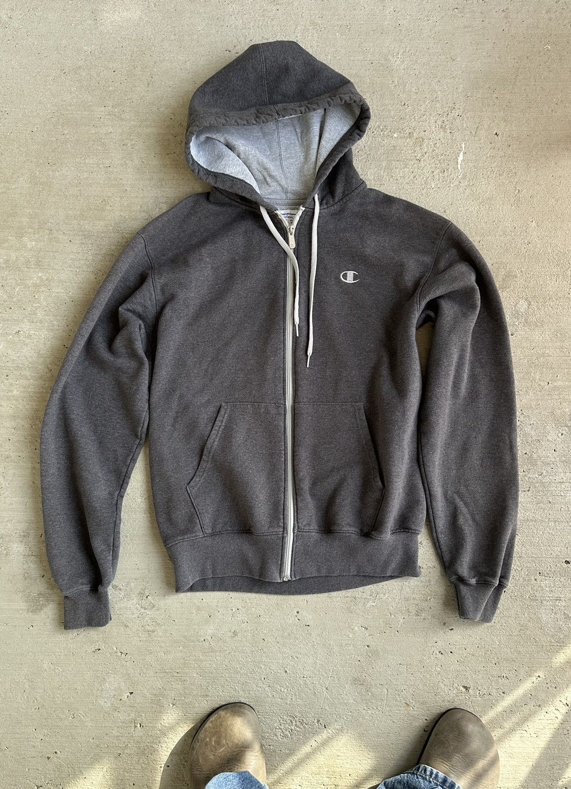Champion × Vintage Vintage Champion Zip Up Hoodie Sweatshirt Size US M / EU 48-50 / 2 - 1 Thumbnail