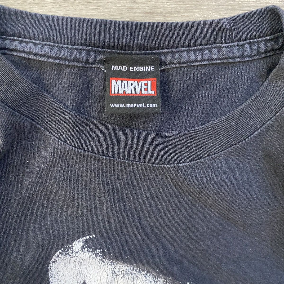 Marvel Comics × Vintage 2003 Marvel Mad Engine Punisher Faded Vintage T-Shirt Size US L / EU 52-54 / 3 - 3 Thumbnail