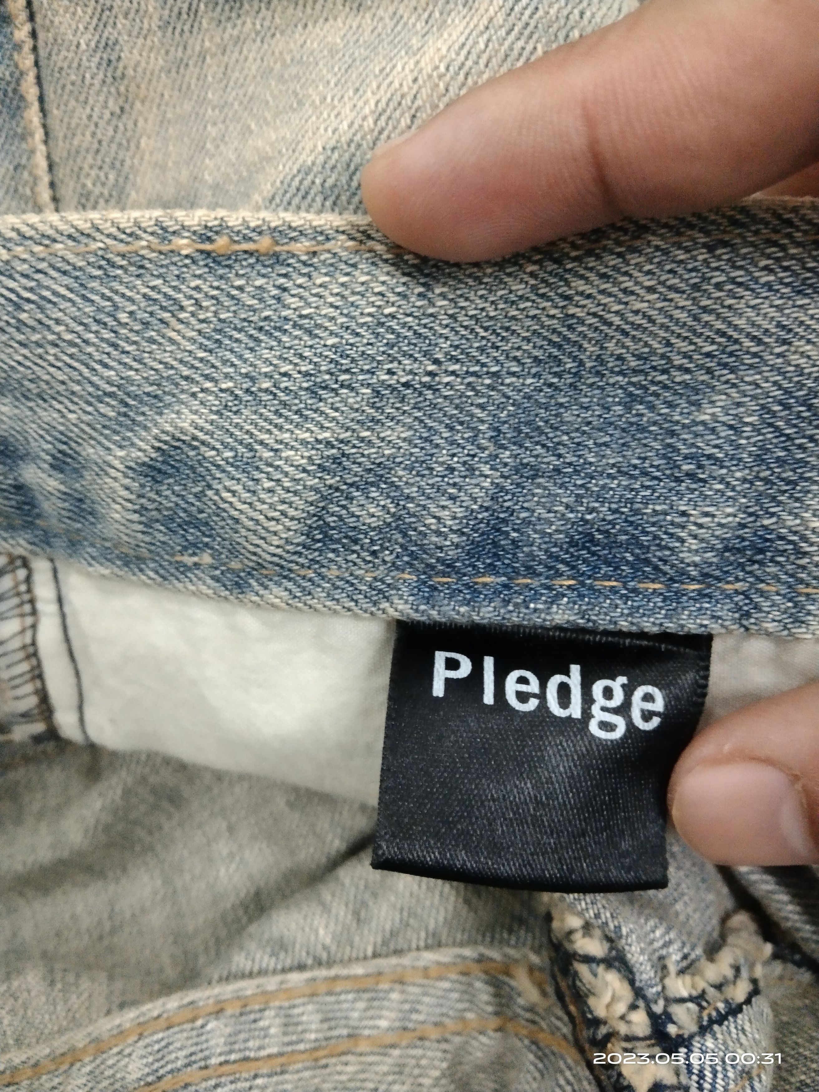 Rusty THRASH RUSTY RIPED PLEDGE DENIM PANTS Size US 31 - 7 Thumbnail