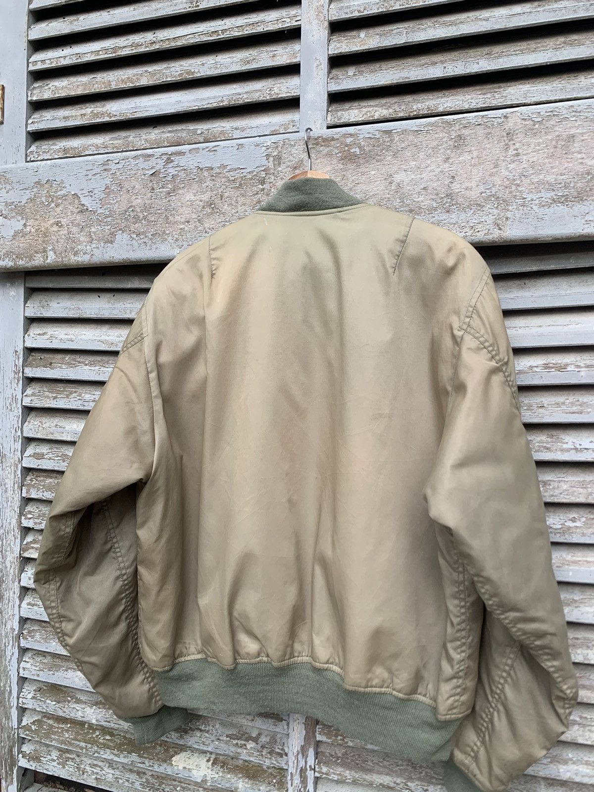 Vintage 🪖Vintage THRASHED MA-1 Man Intermediate Bomber Jacket Size US L / EU 52-54 / 3 - 11 Thumbnail