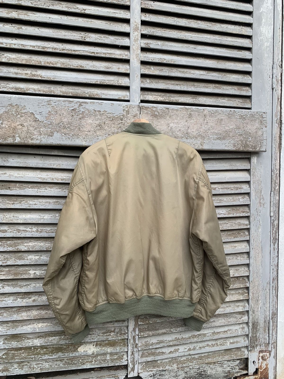 Vintage 🪖Vintage THRASHED MA-1 Man Intermediate Bomber Jacket Size US L / EU 52-54 / 3 - 10 Thumbnail