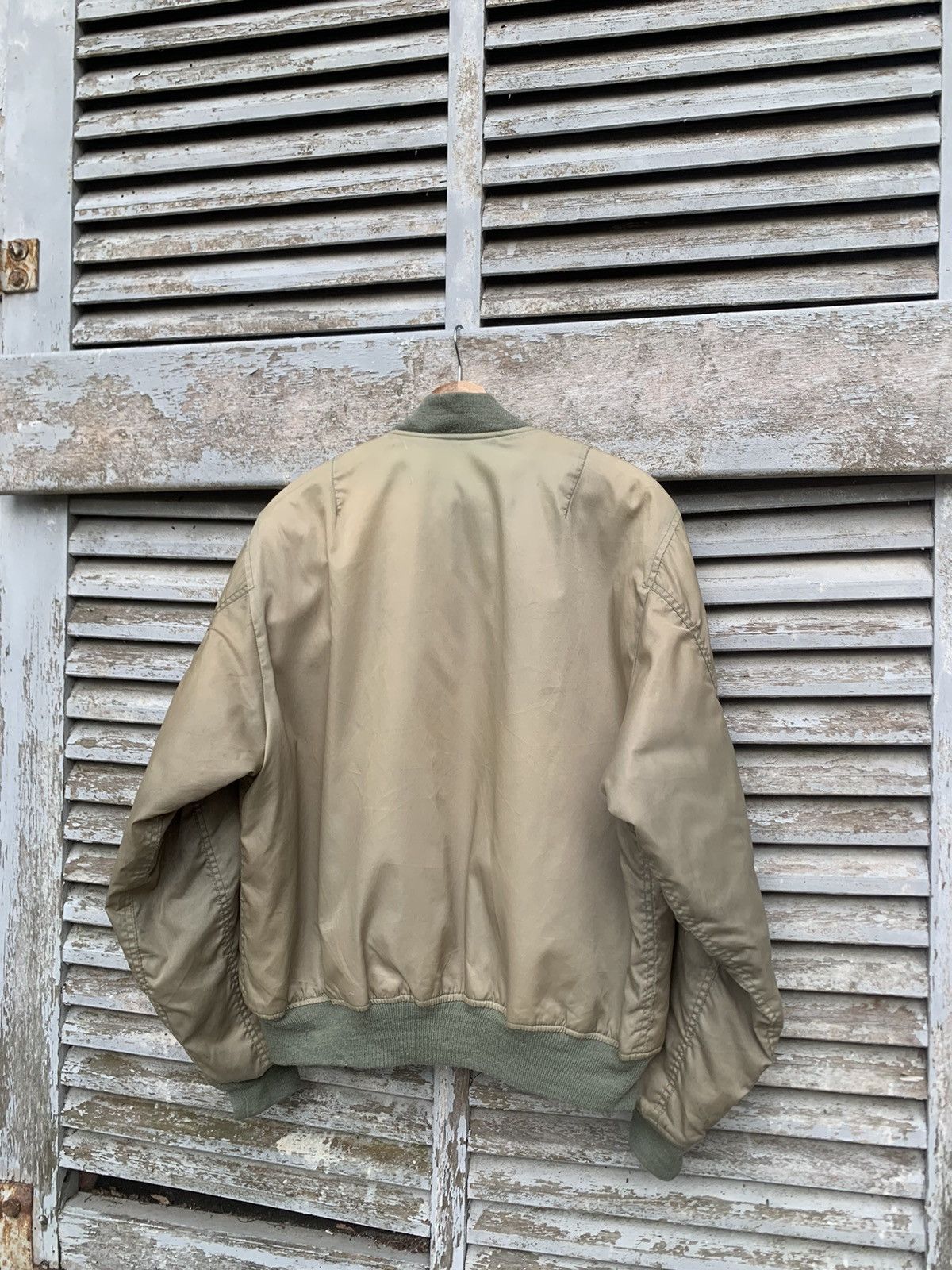 Vintage 🪖Vintage THRASHED MA-1 Man Intermediate Bomber Jacket Size US L / EU 52-54 / 3 - 9 Thumbnail