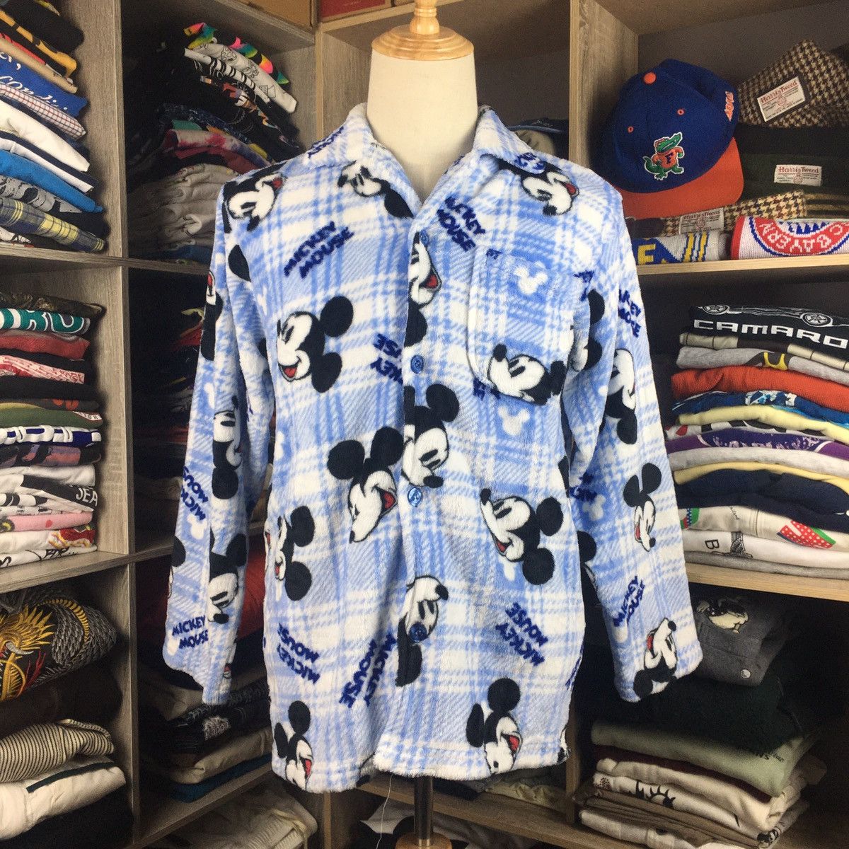 Disney × Mickey Mouse 💥Mickey Mouse X Disney Fullprint Sleepwear Fleece Size US L / EU 52-54 / 3 - 1 Thumbnail