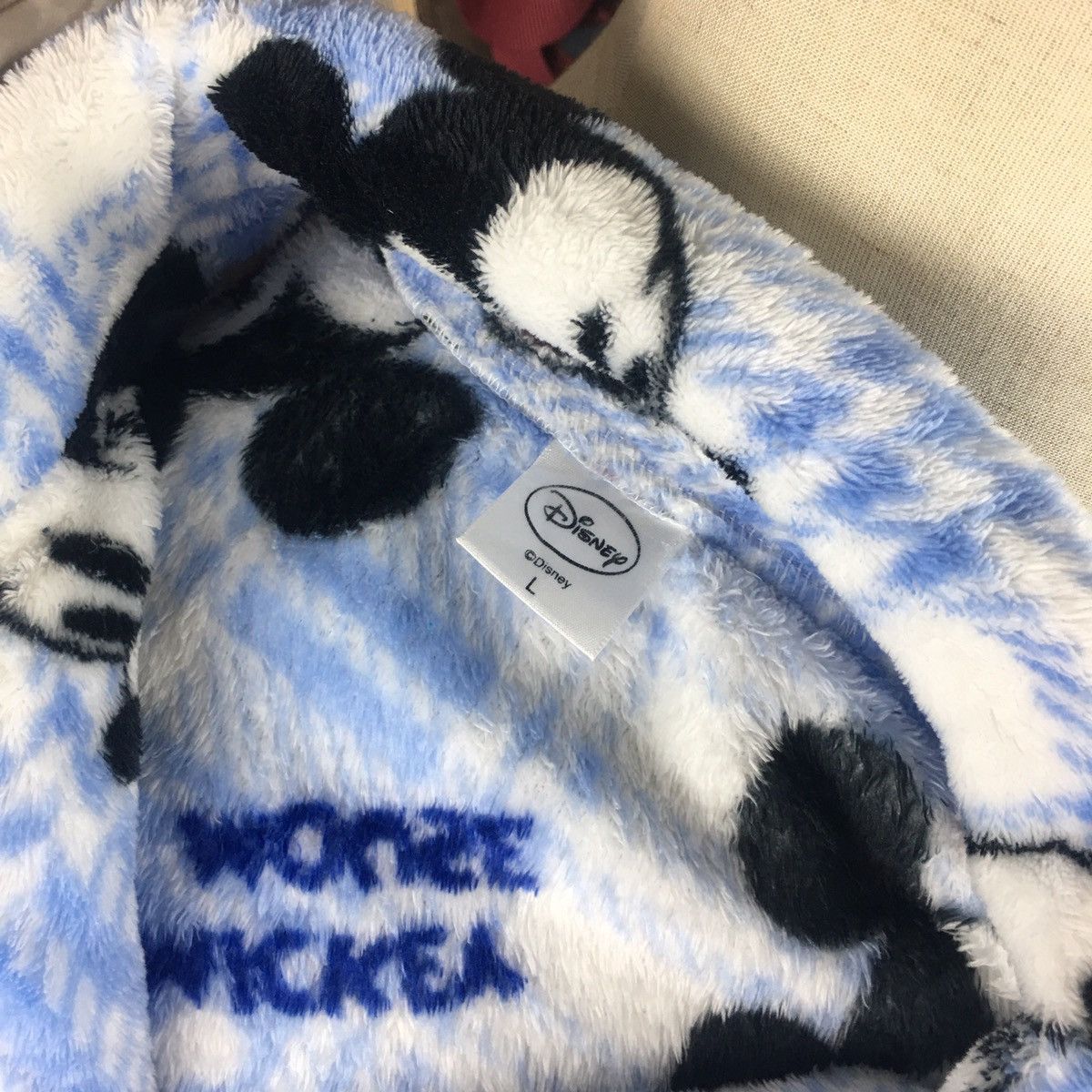 Disney × Mickey Mouse 💥Mickey Mouse X Disney Fullprint Sleepwear Fleece Size US L / EU 52-54 / 3 - 4 Thumbnail
