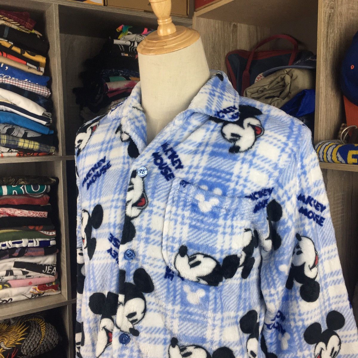 Disney × Mickey Mouse 💥Mickey Mouse X Disney Fullprint Sleepwear Fleece Size US L / EU 52-54 / 3 - 2 Thumbnail