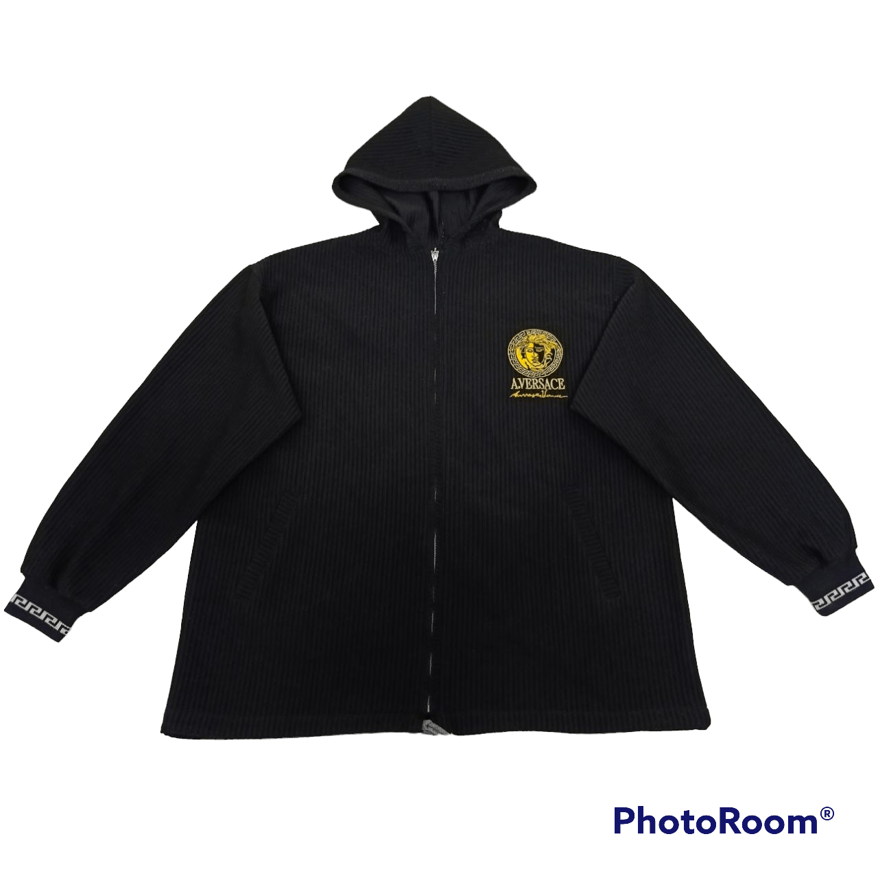 Versace A.VERSACE MEDUSA BIG LOGO HOODIE Size US L / EU 52-54 / 3 - 2 Thumbnail