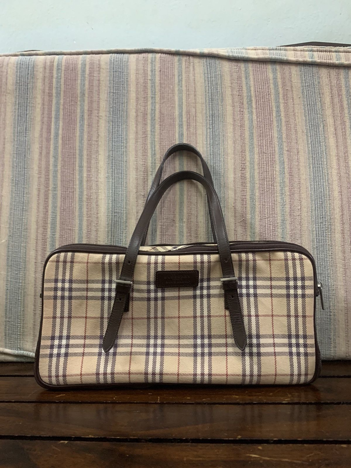Burberry 🔥BURBERRY BLUE LABEL NOVA CHECK DUFFLE BAGS Size ONE SIZE - 1 Thumbnail