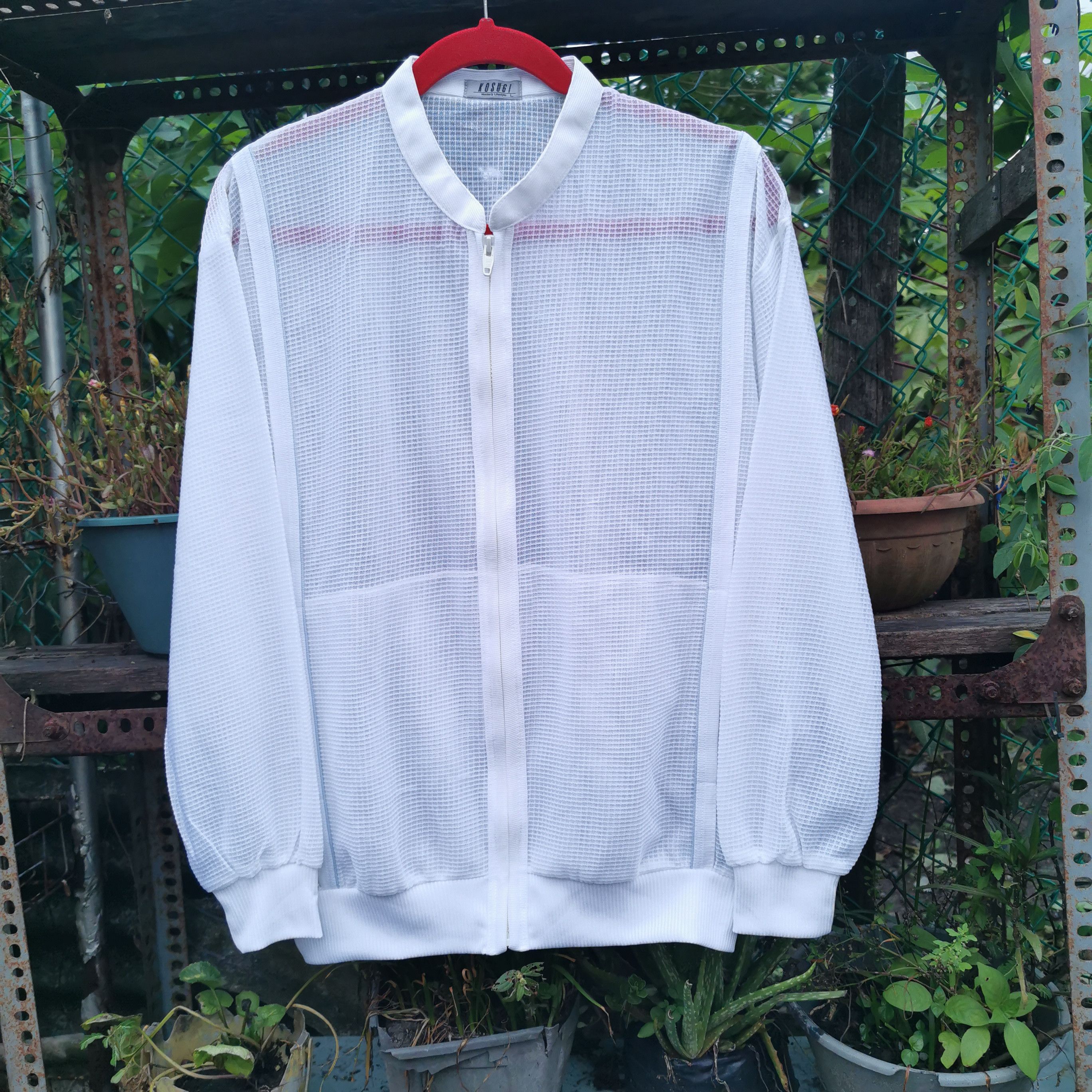 Japanese Brand × Vintage Vintage Kosugi Mesh Boomber Jacket Size US M / EU 48-50 / 2 - 1 Thumbnail