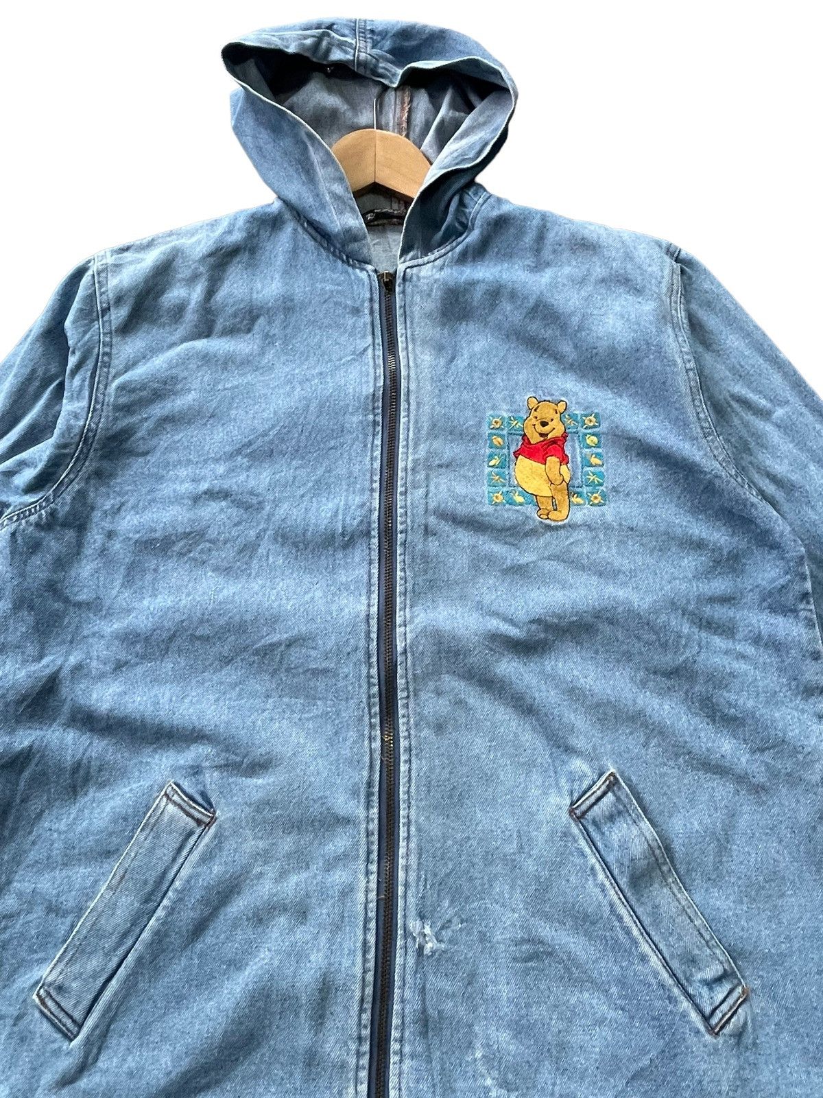 WINNIE Winnie the Pooh Denim Jacket Size US L / EU 52-54 / 3 - 3 Thumbnail