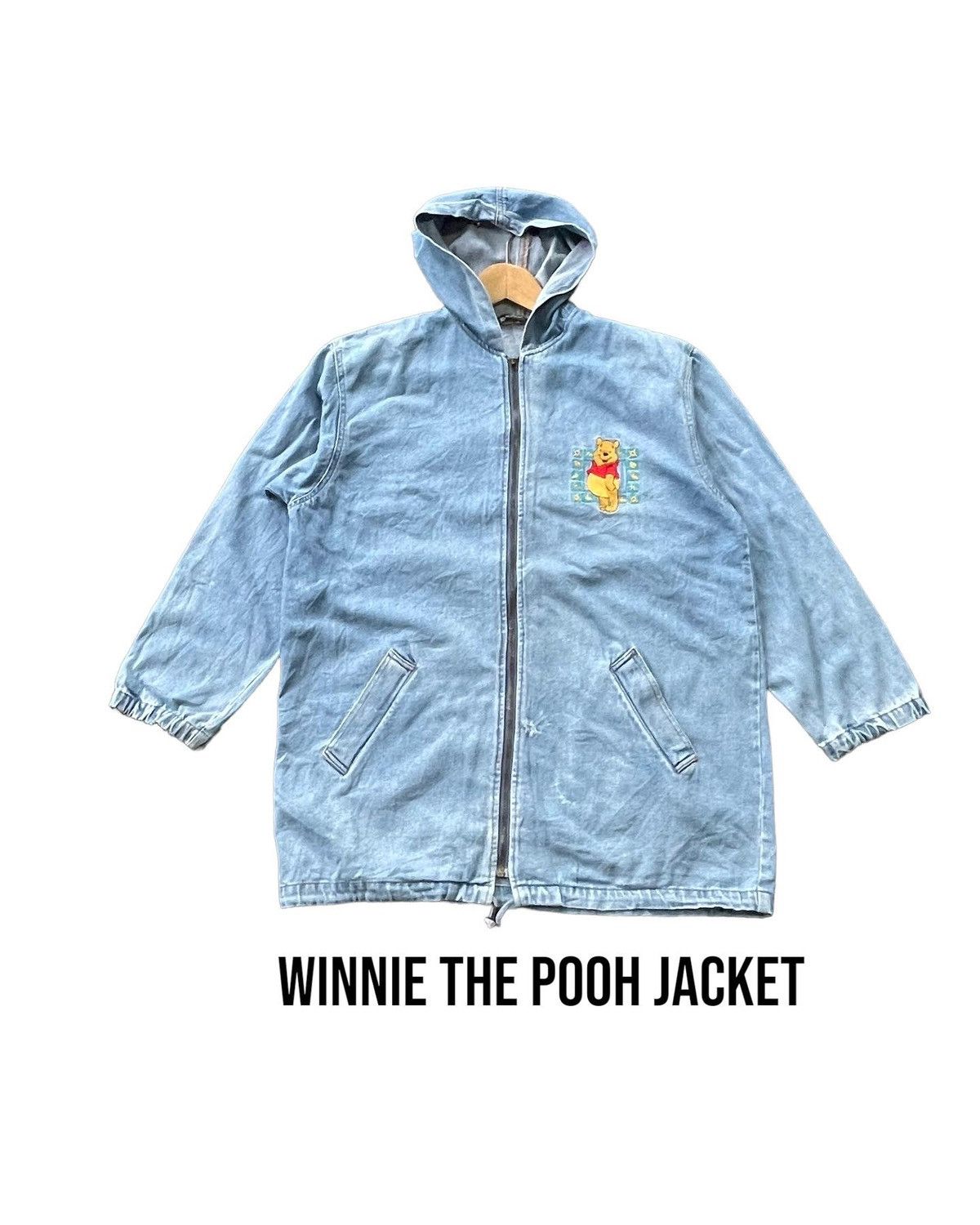 WINNIE Winnie the Pooh Denim Jacket Size US L / EU 52-54 / 3 - 1 Thumbnail