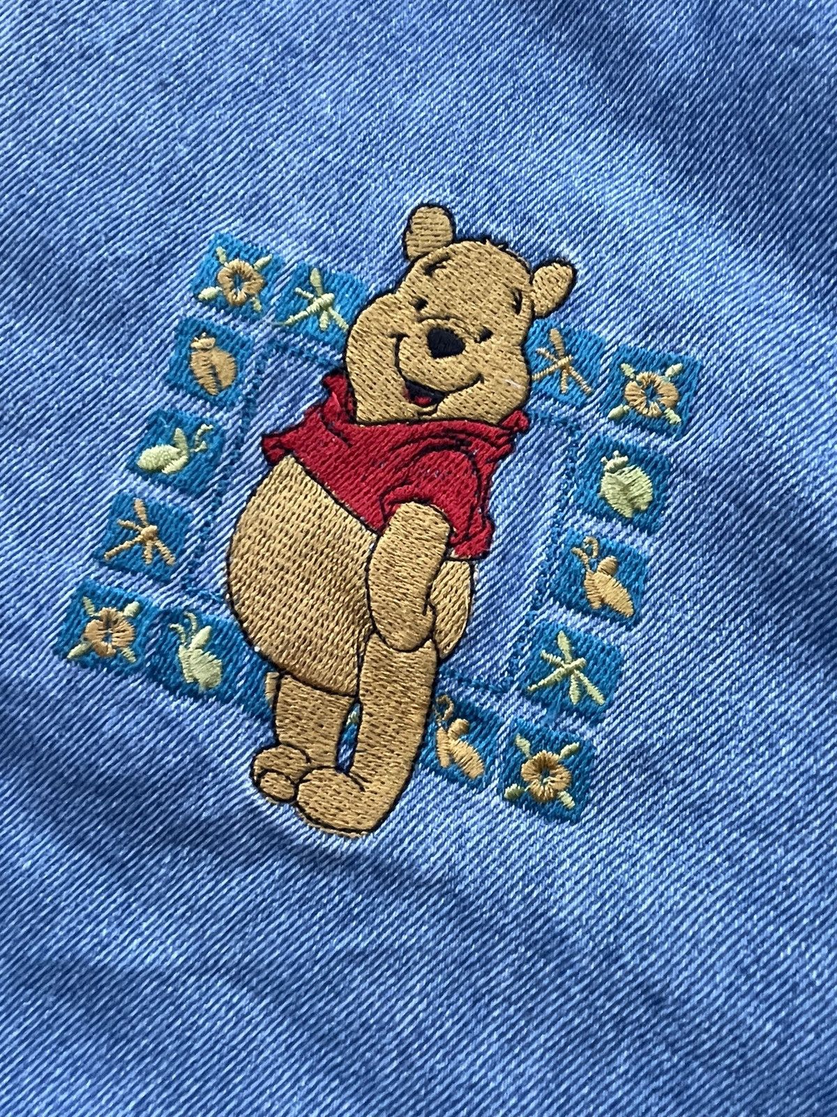 WINNIE Winnie the Pooh Denim Jacket Size US L / EU 52-54 / 3 - 12 Thumbnail