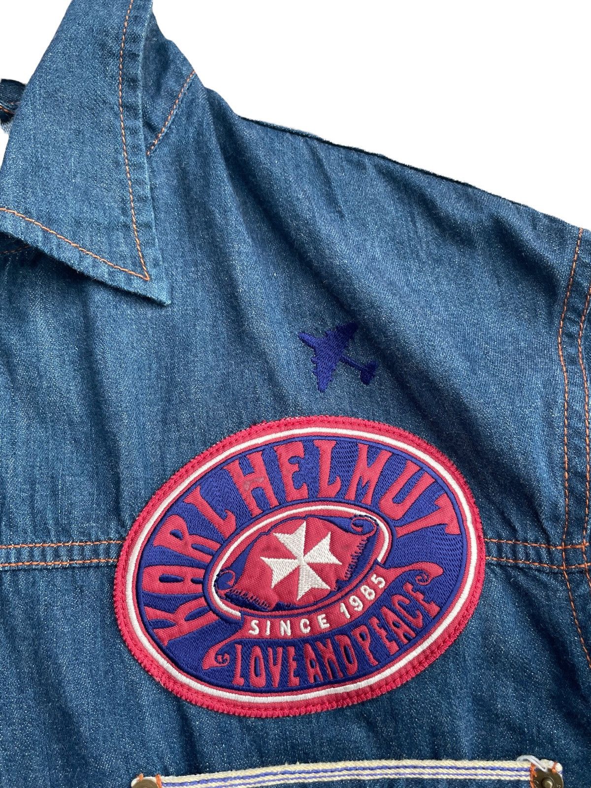 Designer Karl Helmut Selvedge Jacket Size US L / EU 52-54 / 3 - 8 Thumbnail