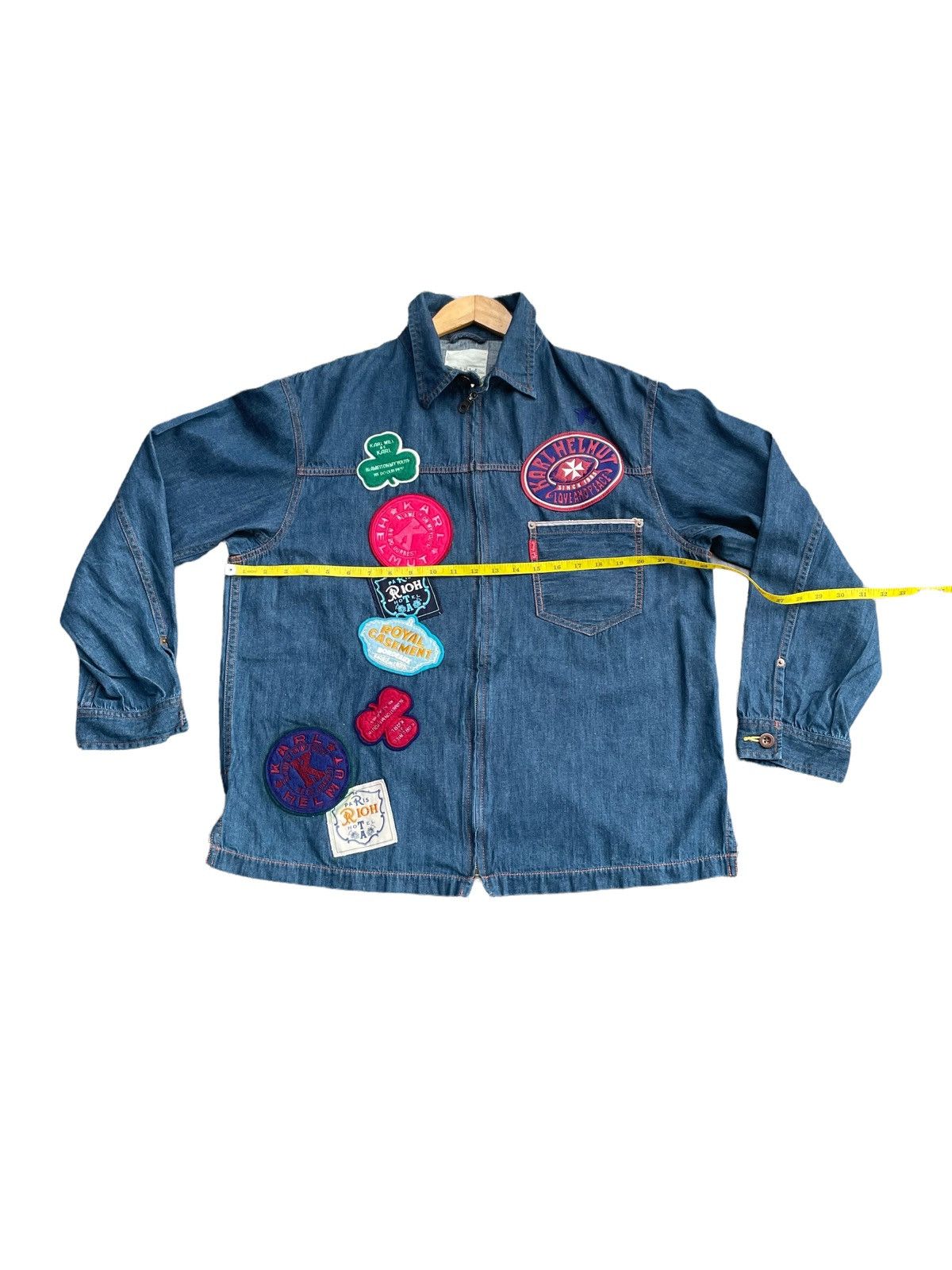 Designer Karl Helmut Selvedge Jacket Size US L / EU 52-54 / 3 - 2 Thumbnail