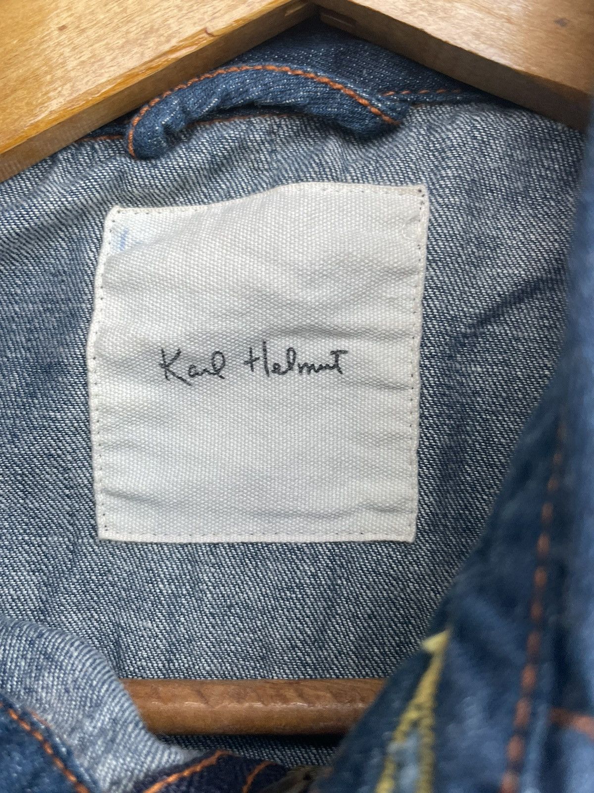 Designer Karl Helmut Selvedge Jacket Size US L / EU 52-54 / 3 - 14 Thumbnail