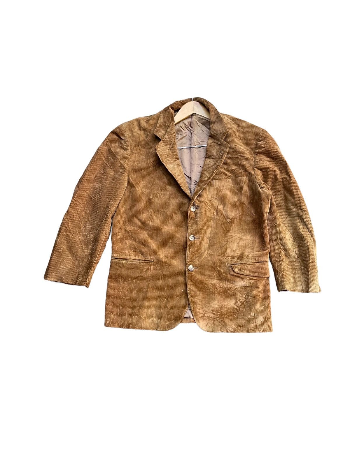 Faconnable Vintage Facon Nable Coduroy Coat Size US L / EU 52-54 / 3 - 11 Thumbnail