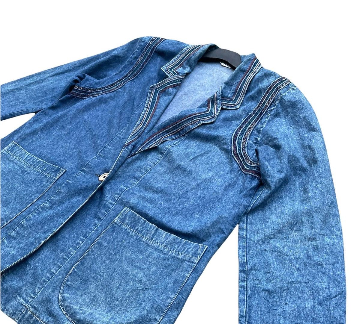 Vintage Vintage Jmode By Ikeda Denim Jacket Size US L / EU 52-54 / 3 - 2 Thumbnail
