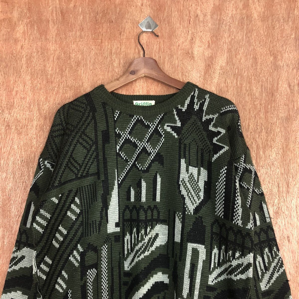 Griffin × Other Griffin Knit Sweater vintage sweatshirt Size US L / EU 52-54 / 3 - 2 Thumbnail