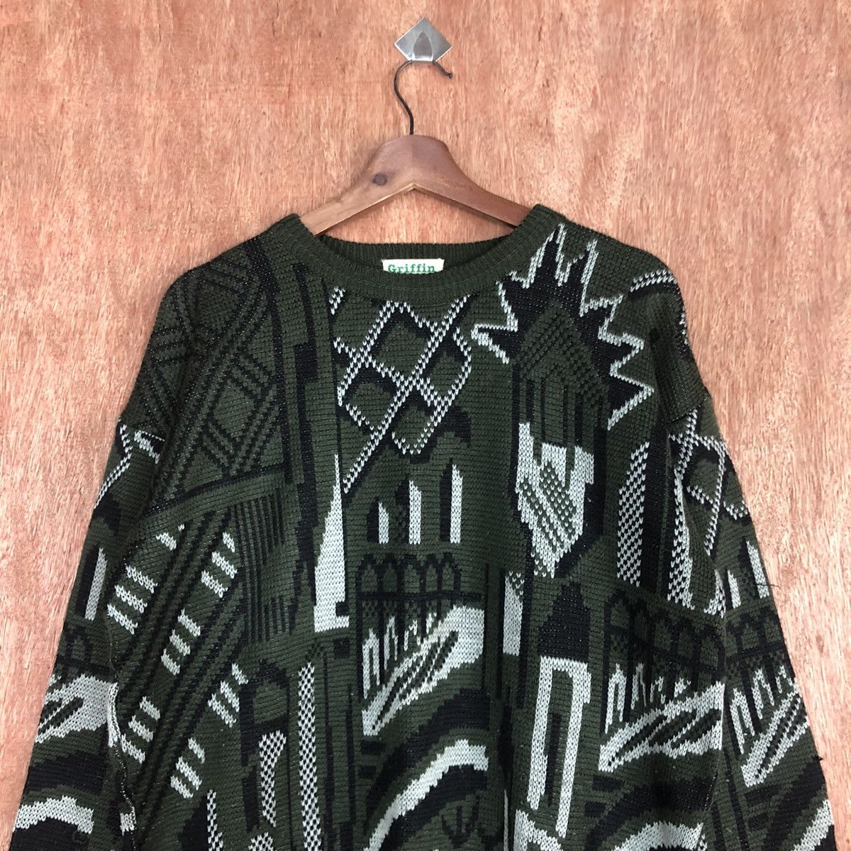 Griffin × Other Griffin Knit Sweater vintage sweatshirt Size US L / EU 52-54 / 3 - 9 Thumbnail
