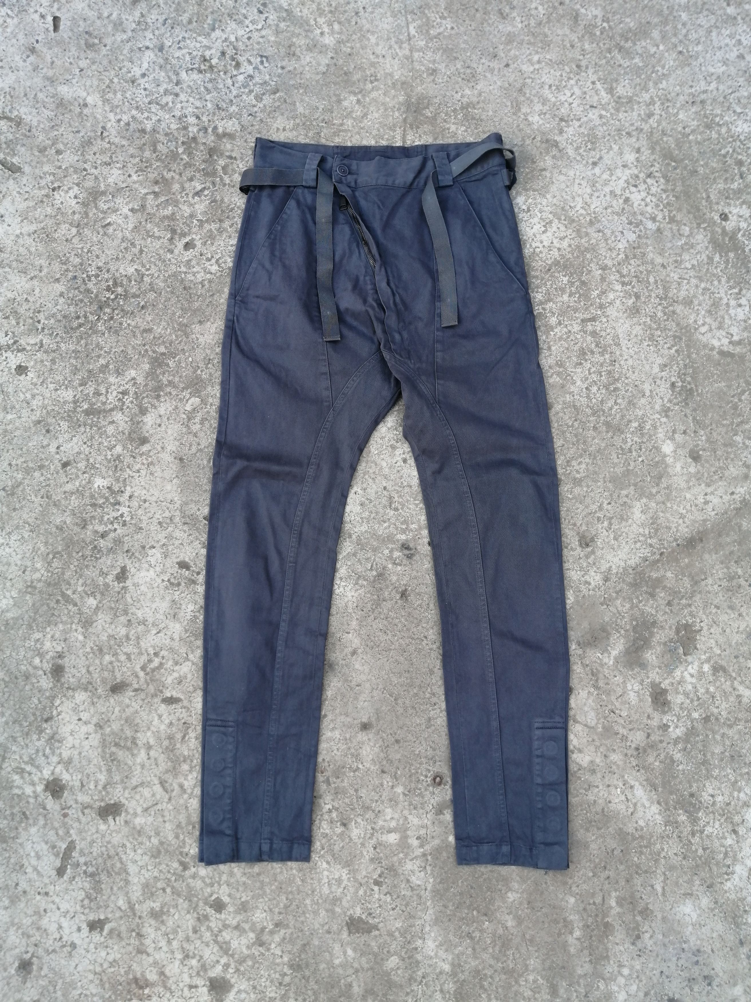 image of Alexandre Plokhov Asymmetrical Pants in Grey, Men's (Size 28)