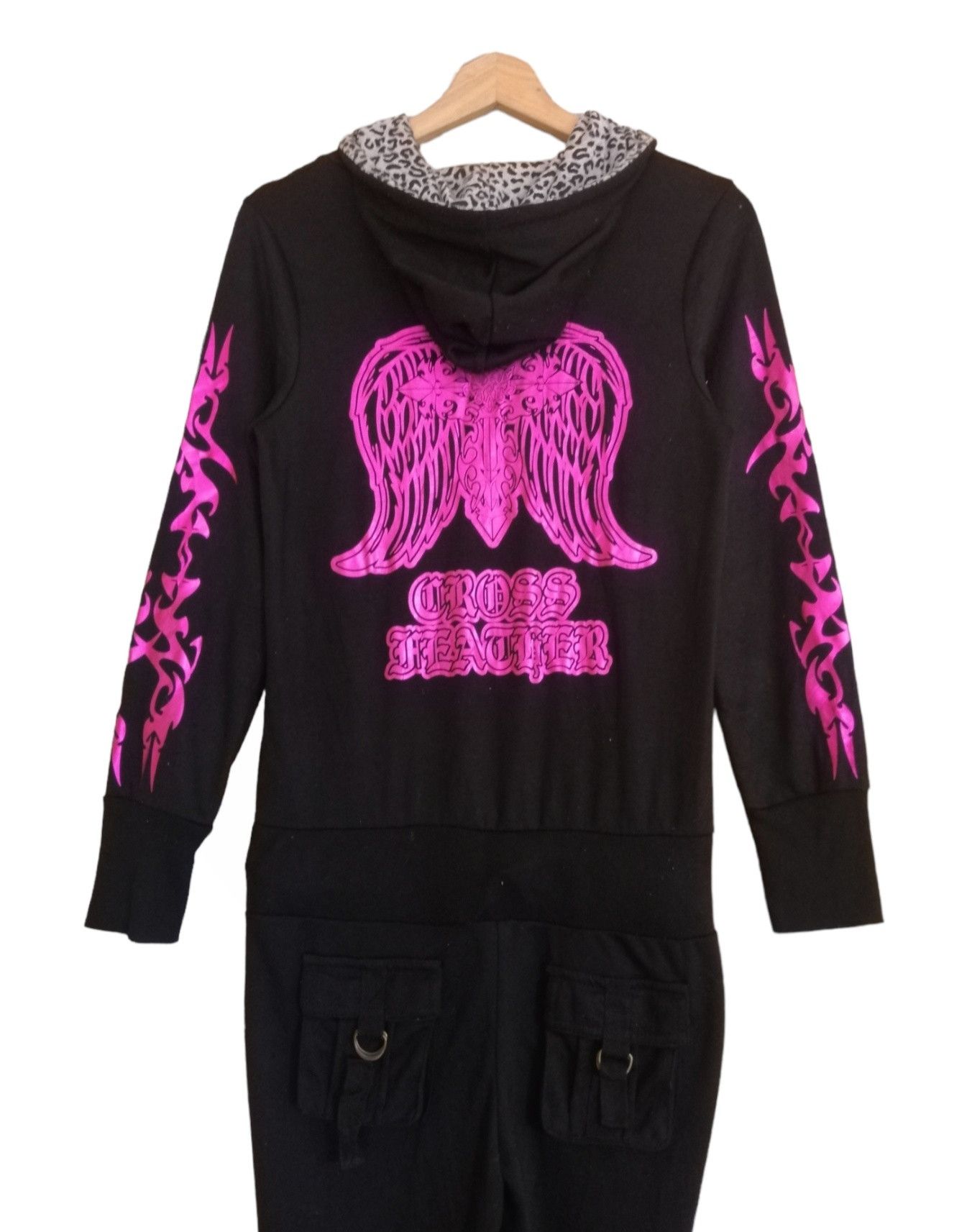 💥SIZE M Japanese PETITREITRE Hooded Jumpsuit