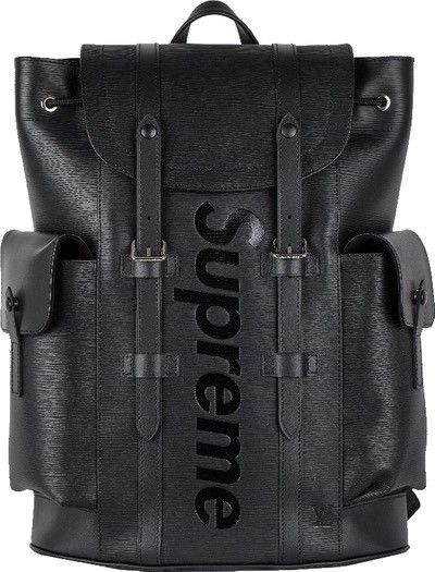 Louis Vuitton × Supreme Supreme Louis Vuitton black backpack | Grailed