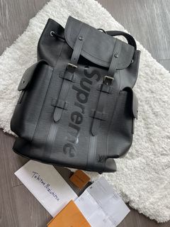 Supreme Supreme x Louis Vuitton Christoper Black Backpack Bag