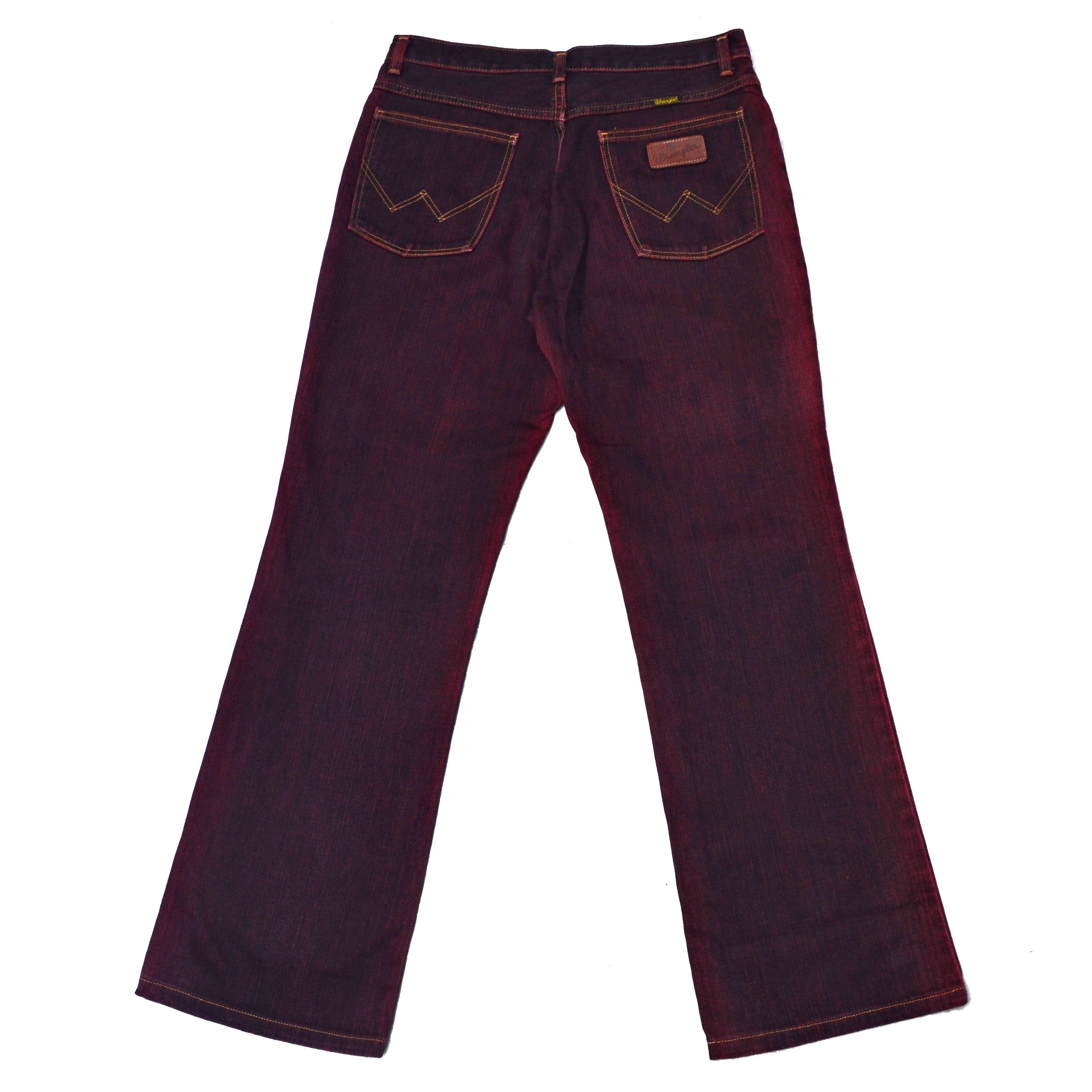 Vintage × Wrangler Wrangler Jeans Red Black Regular Denim Size US 32 / EU 48 - 3 Thumbnail