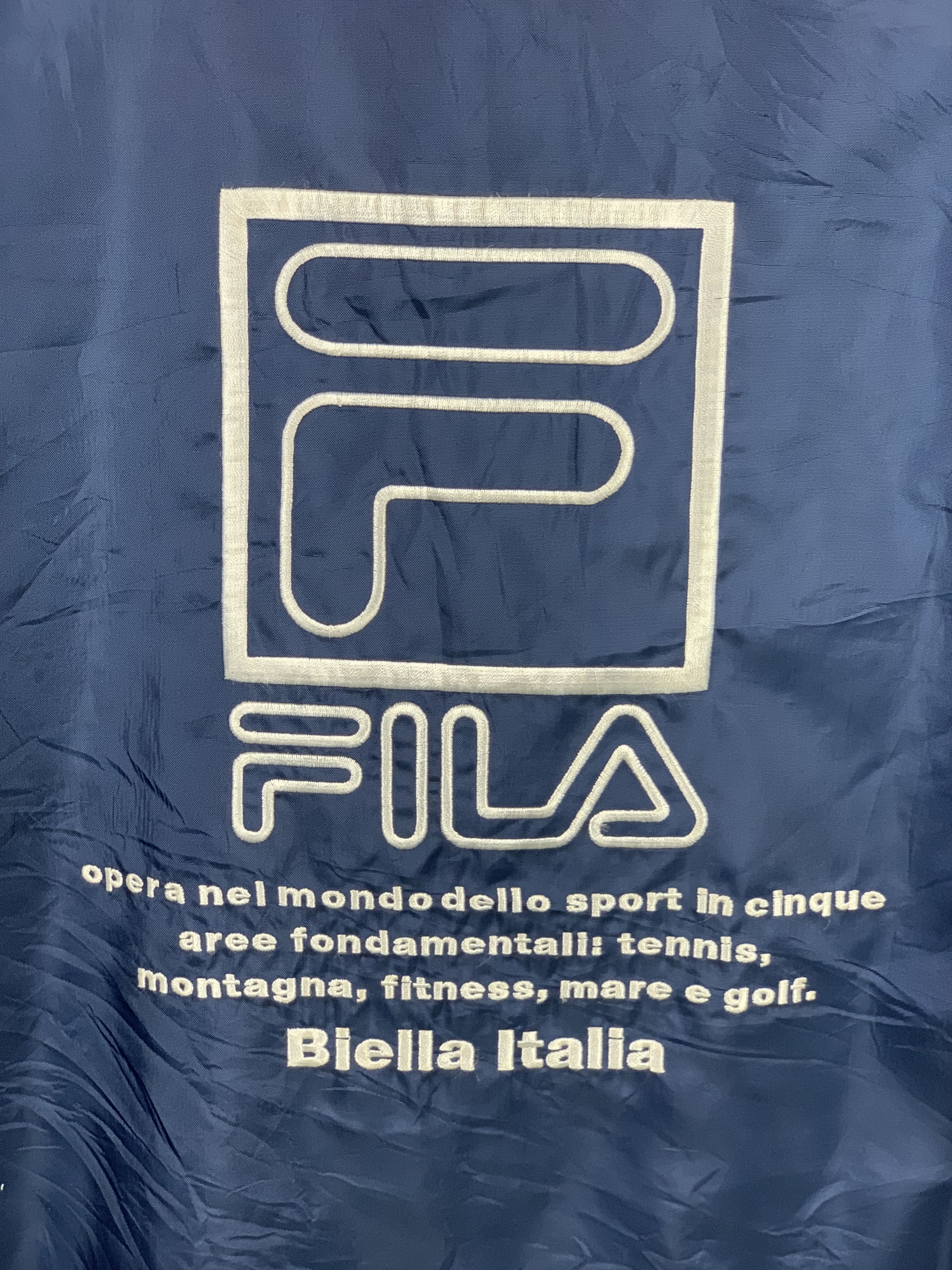 Fila Vintage FILA Sportswear Long Coat Hoodie Sherpa Lining J0265 Size US L / EU 52-54 / 3 - 9 Thumbnail