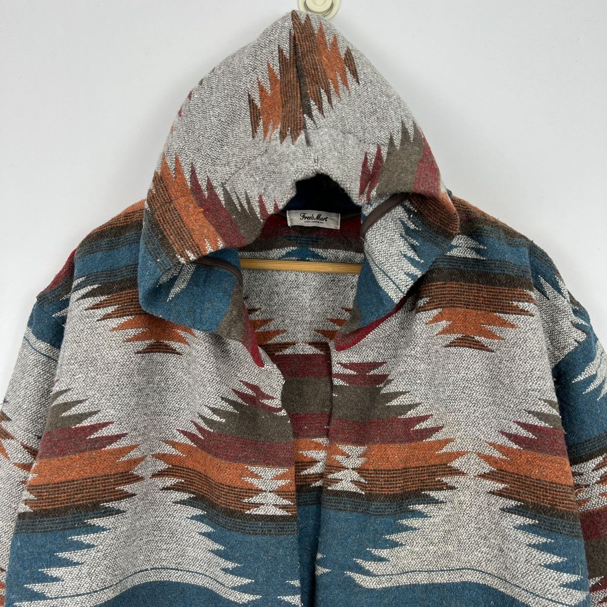Native Vintage NAVAJO Hoodie Long Jacket Native Aztec J0015 Size US M / EU 48-50 / 2 - 2 Thumbnail