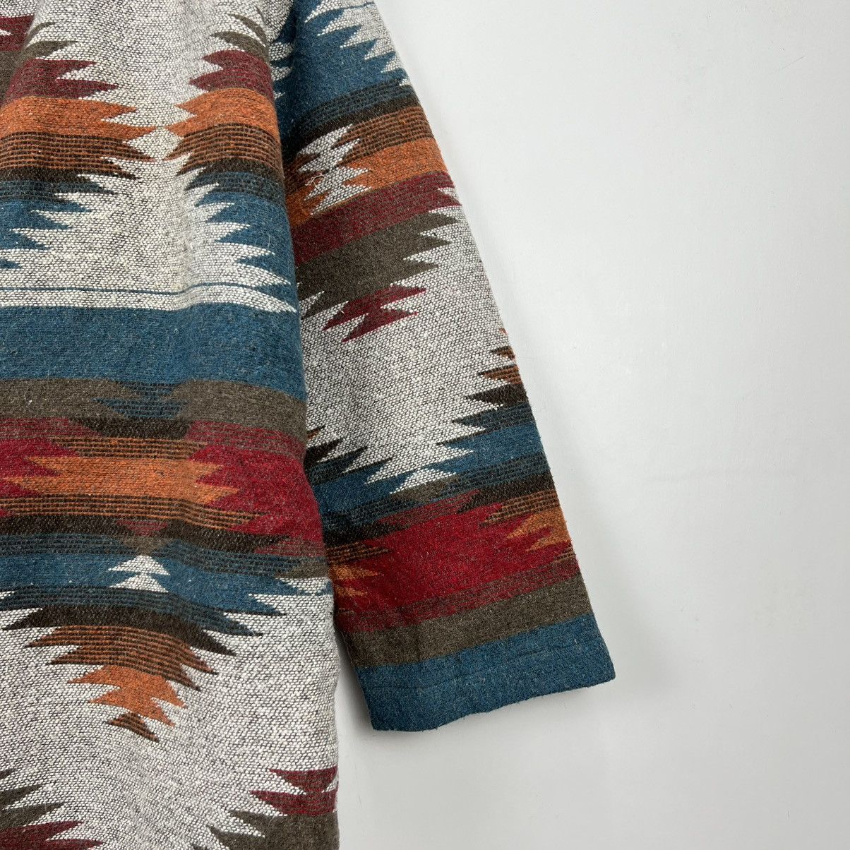 Native Vintage NAVAJO Hoodie Long Jacket Native Aztec J0015 Size US M / EU 48-50 / 2 - 3 Thumbnail